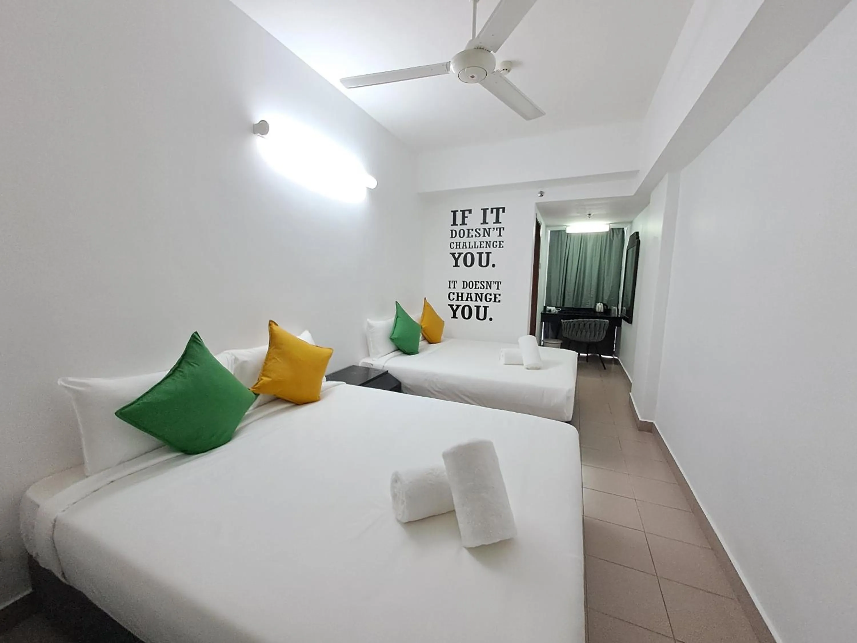 Bed in The Artz Hotel