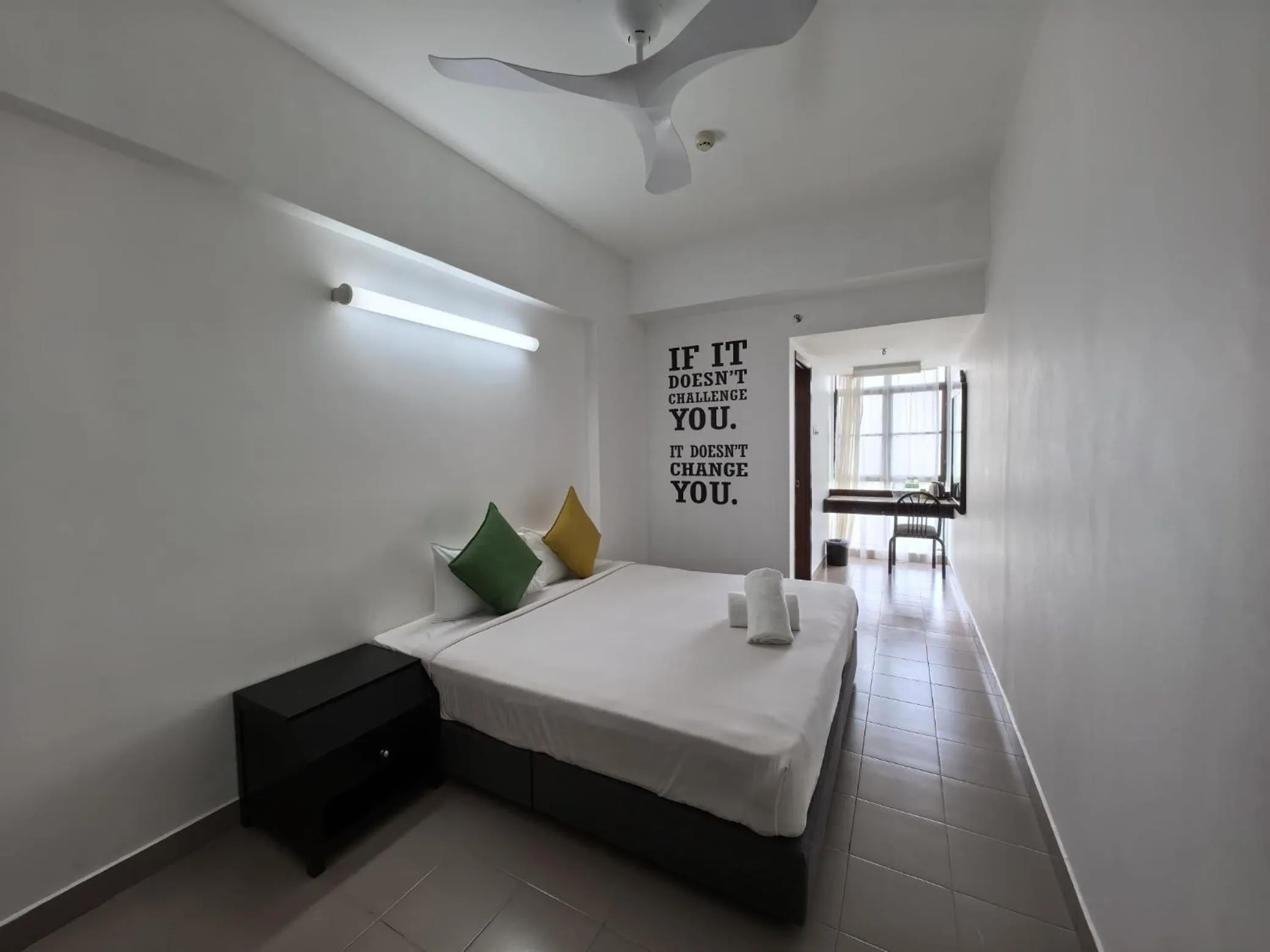 Bed in The Artz Hotel