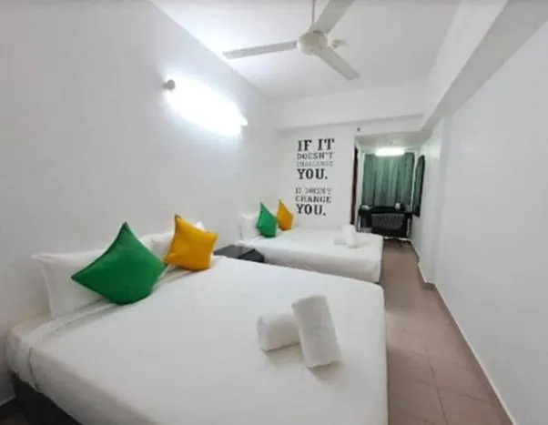 Bed in The Artz Hotel