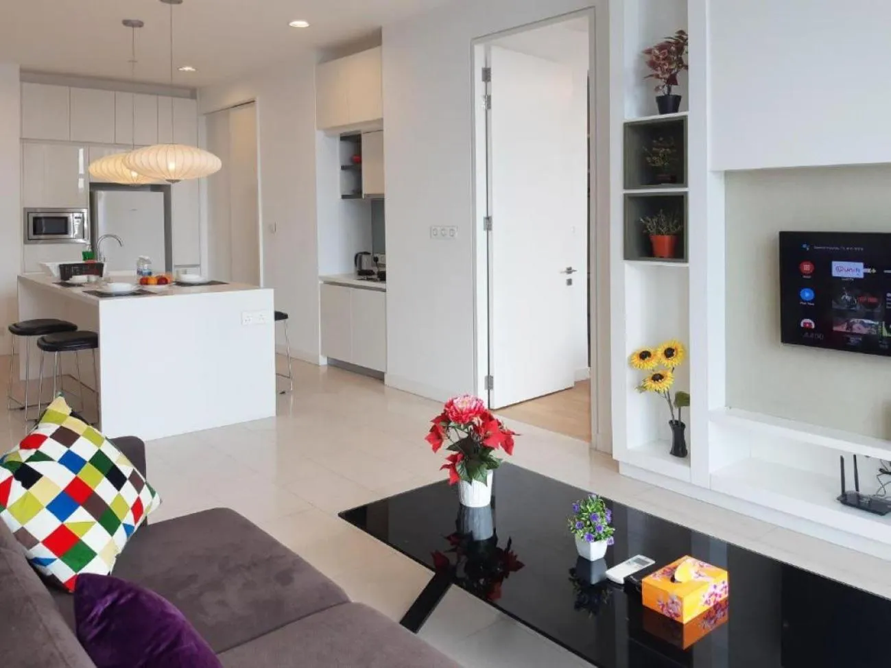 Living room in The Platinum KLCC by Comfort Suites