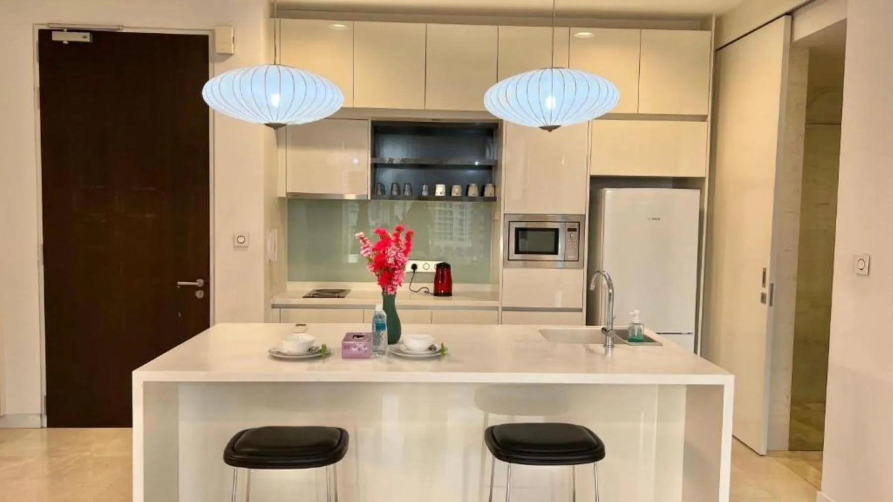 Kitchen or kitchenette in The Platinum KLCC by Comfort Suites