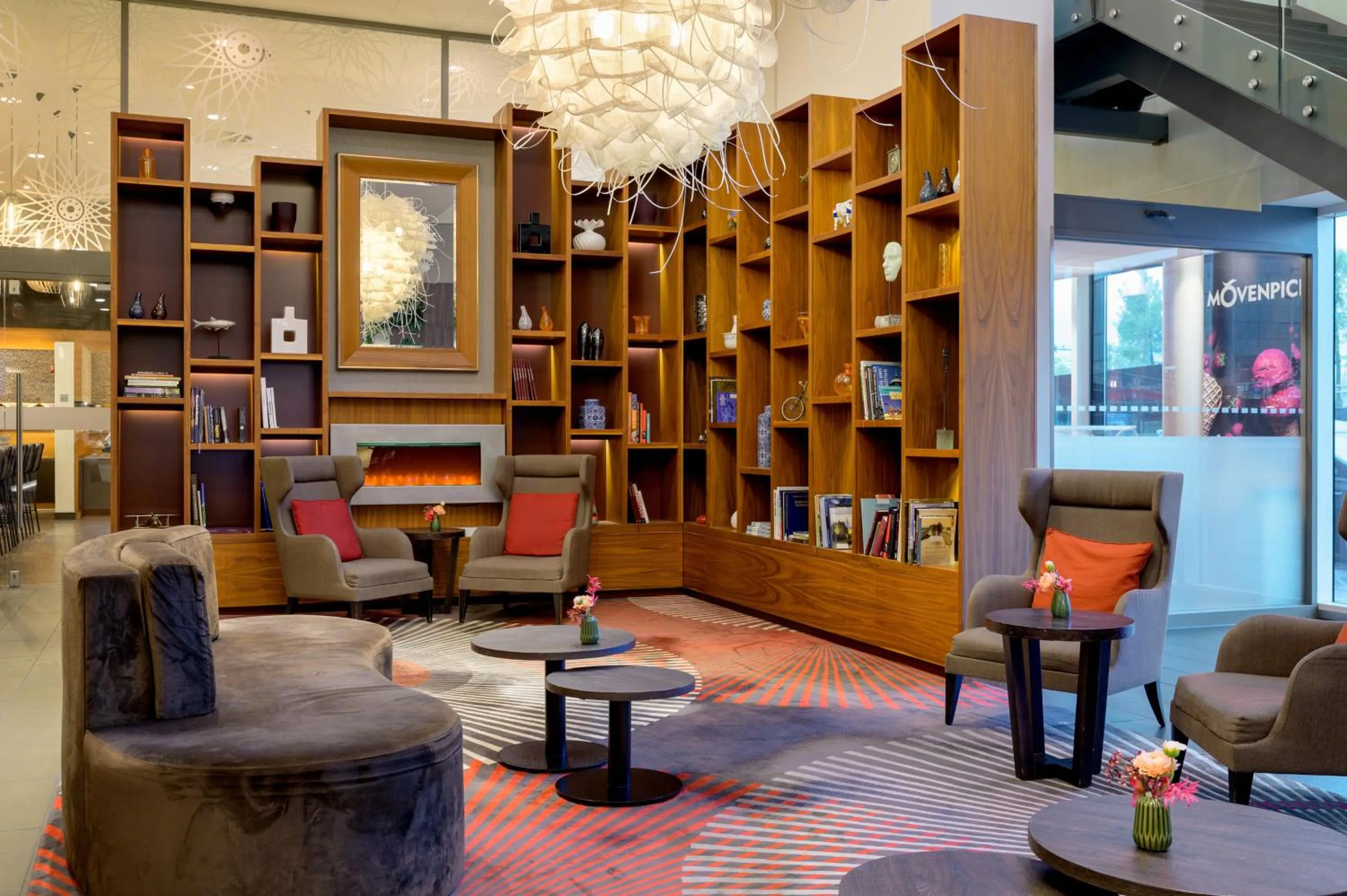 Lobby or reception in Mövenpick Hotel Amsterdam City Centre
