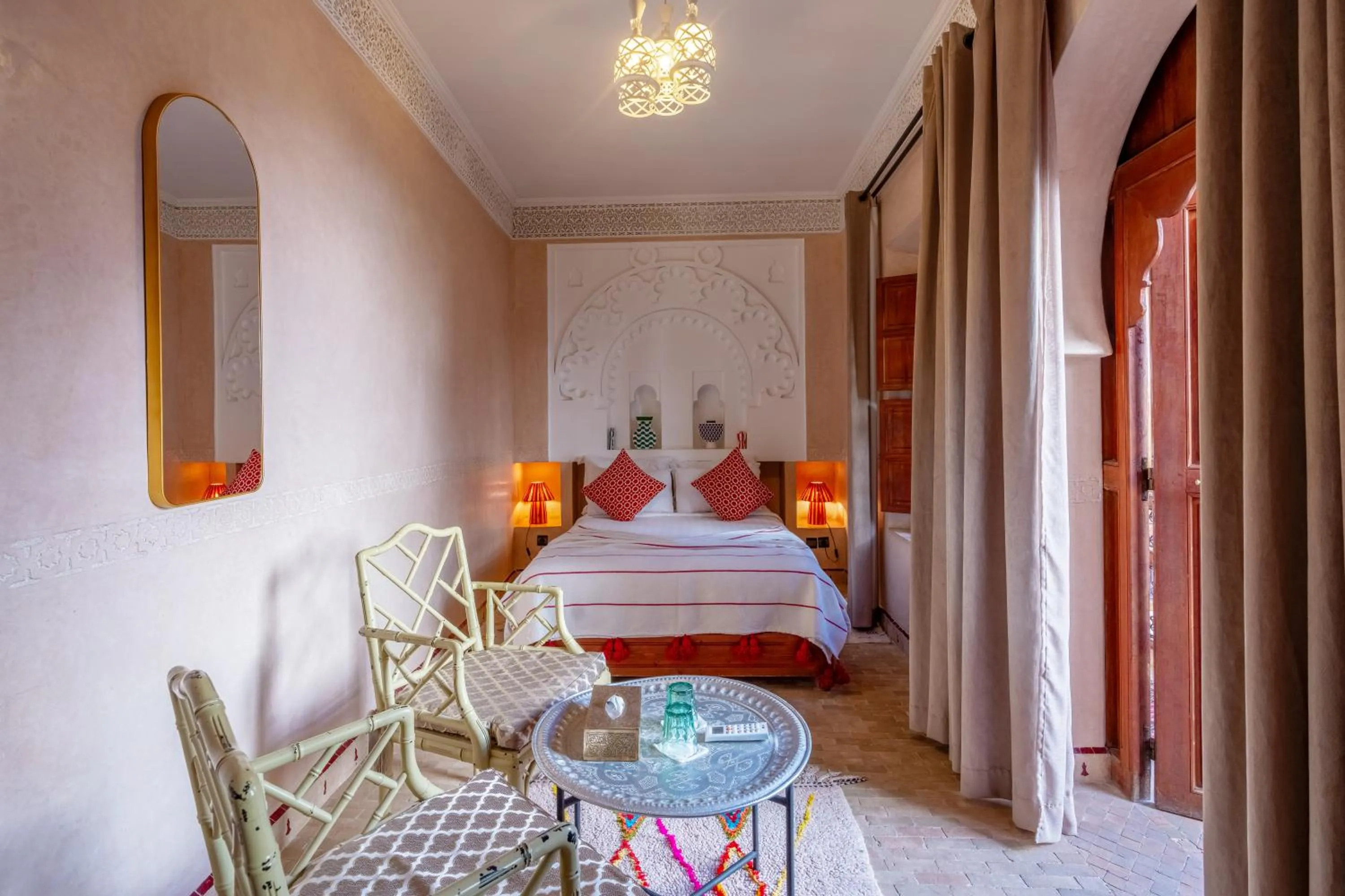Photo of the whole room, Bed in Riad Amalia