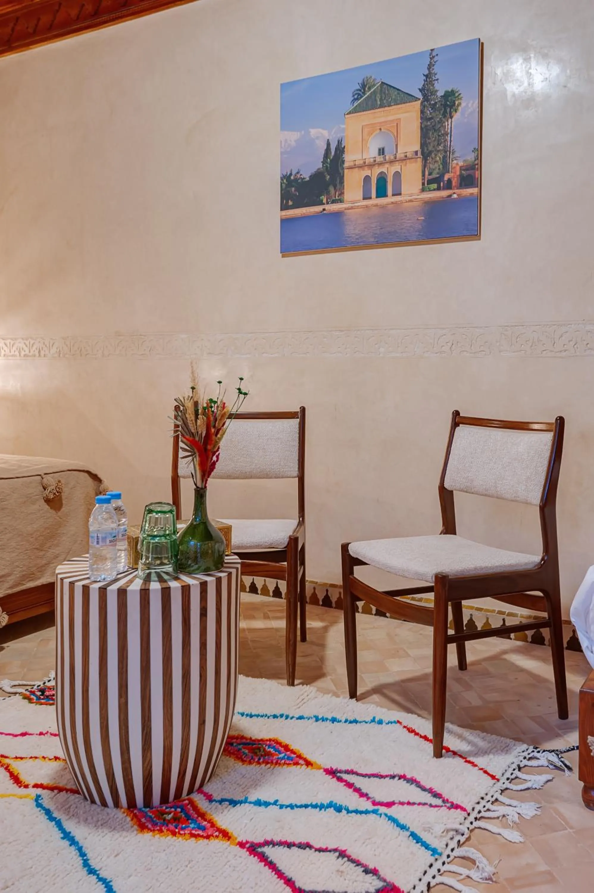 Seating area in Riad Amalia