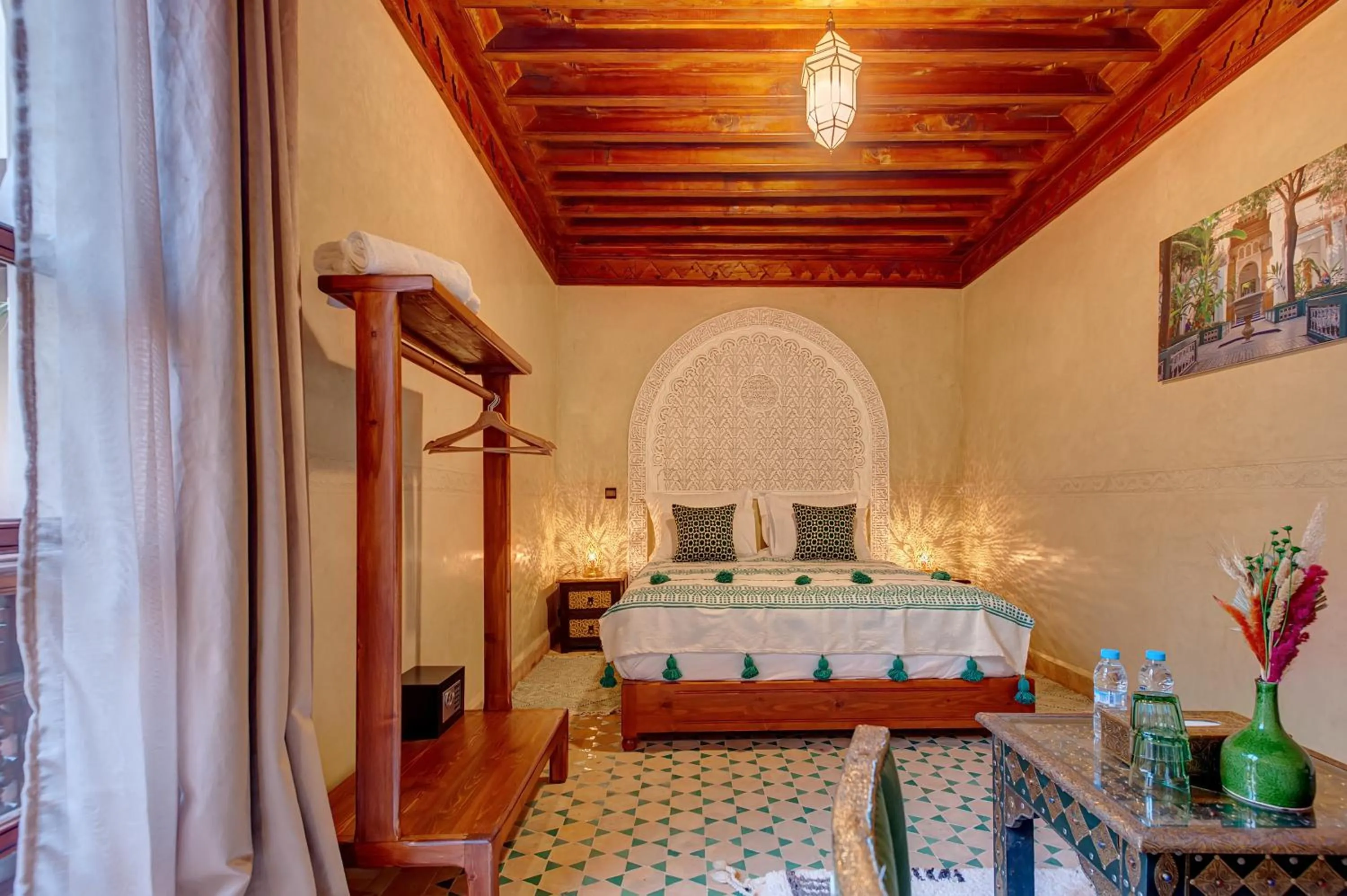 Bedroom, Bed in Riad Amalia