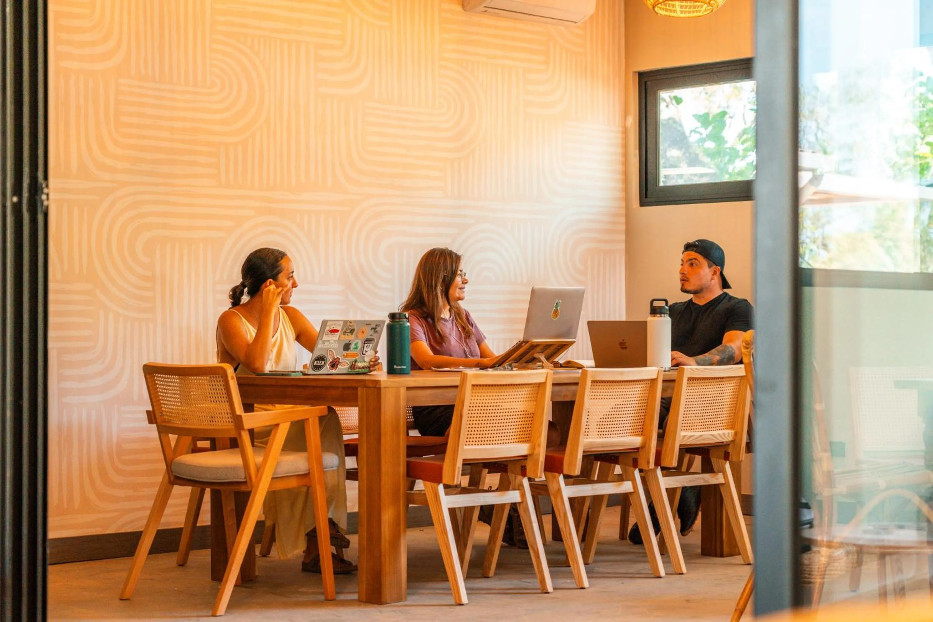 People in Bambuda Santa Catalina