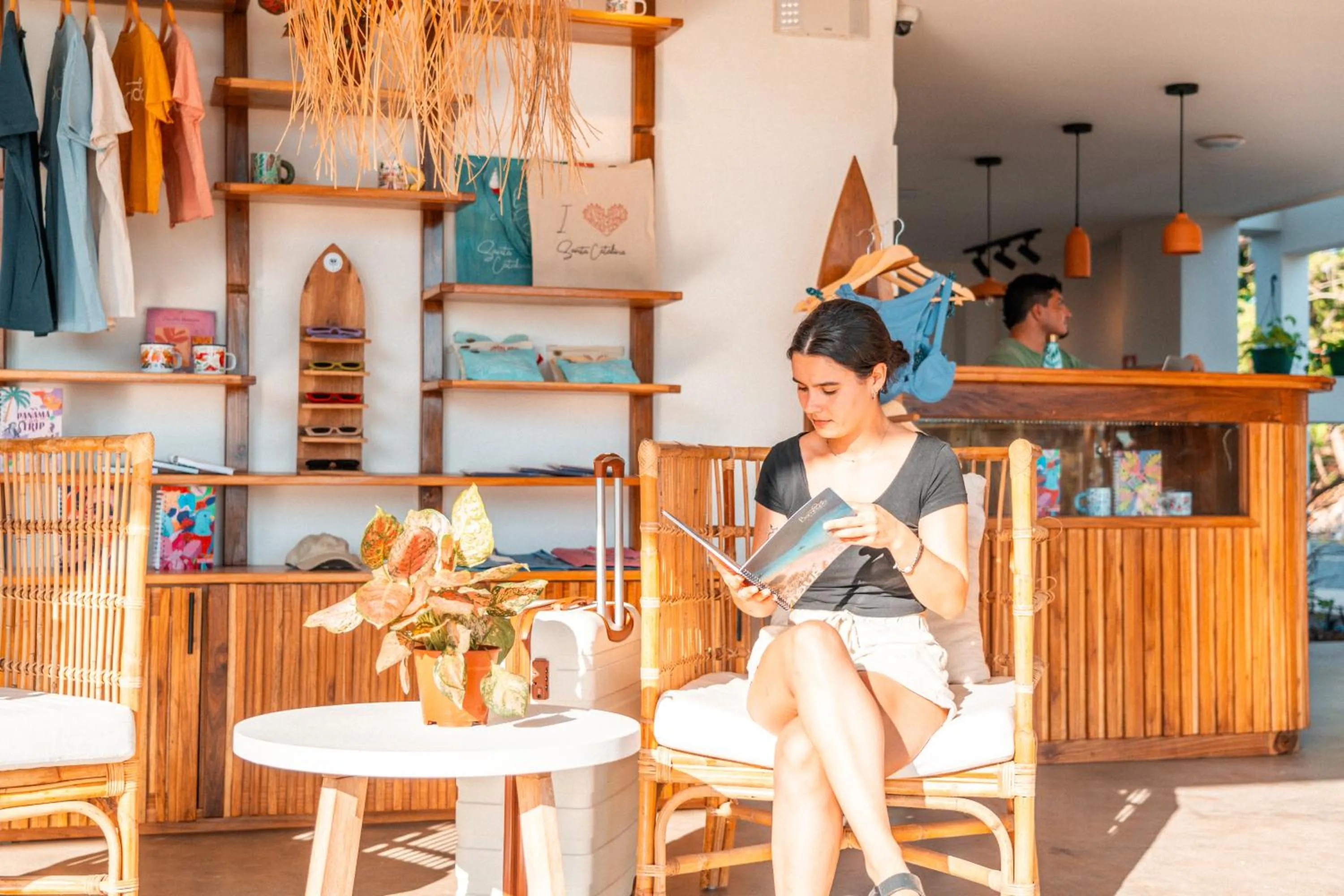 Lobby or reception in Bambuda Santa Catalina