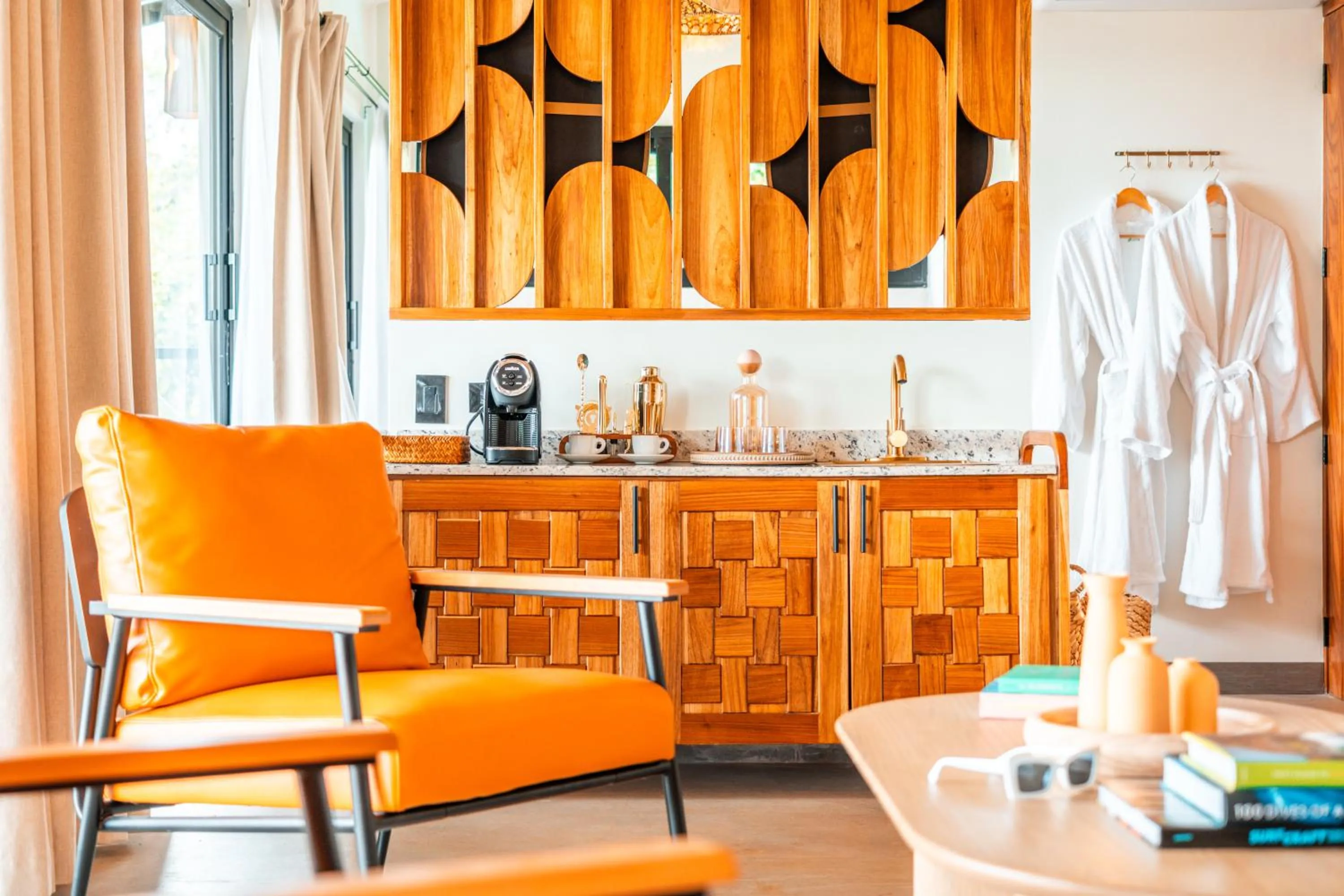 Kitchen or kitchenette in Bambuda Santa Catalina