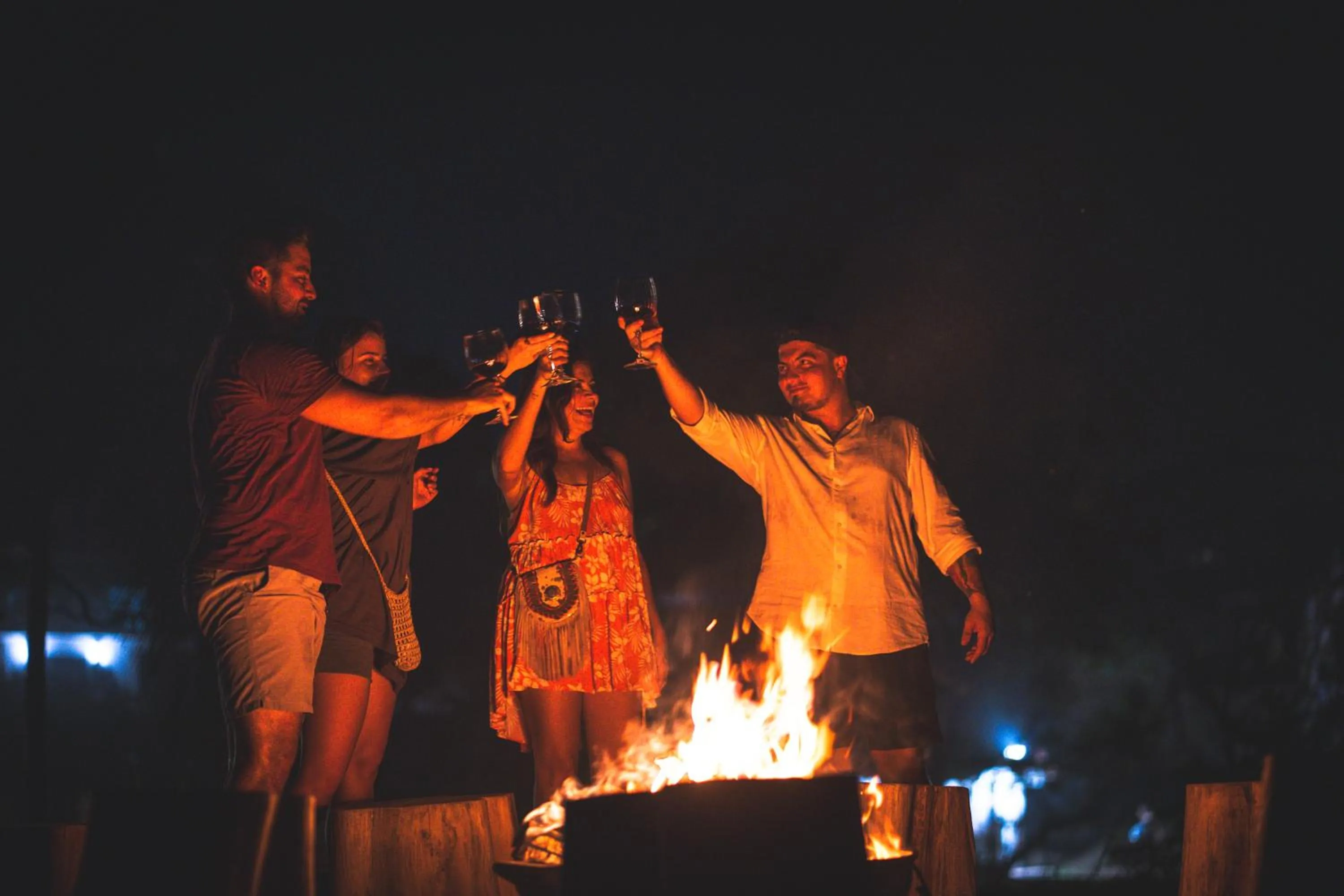 group of guests in Bambuda Santa Catalina