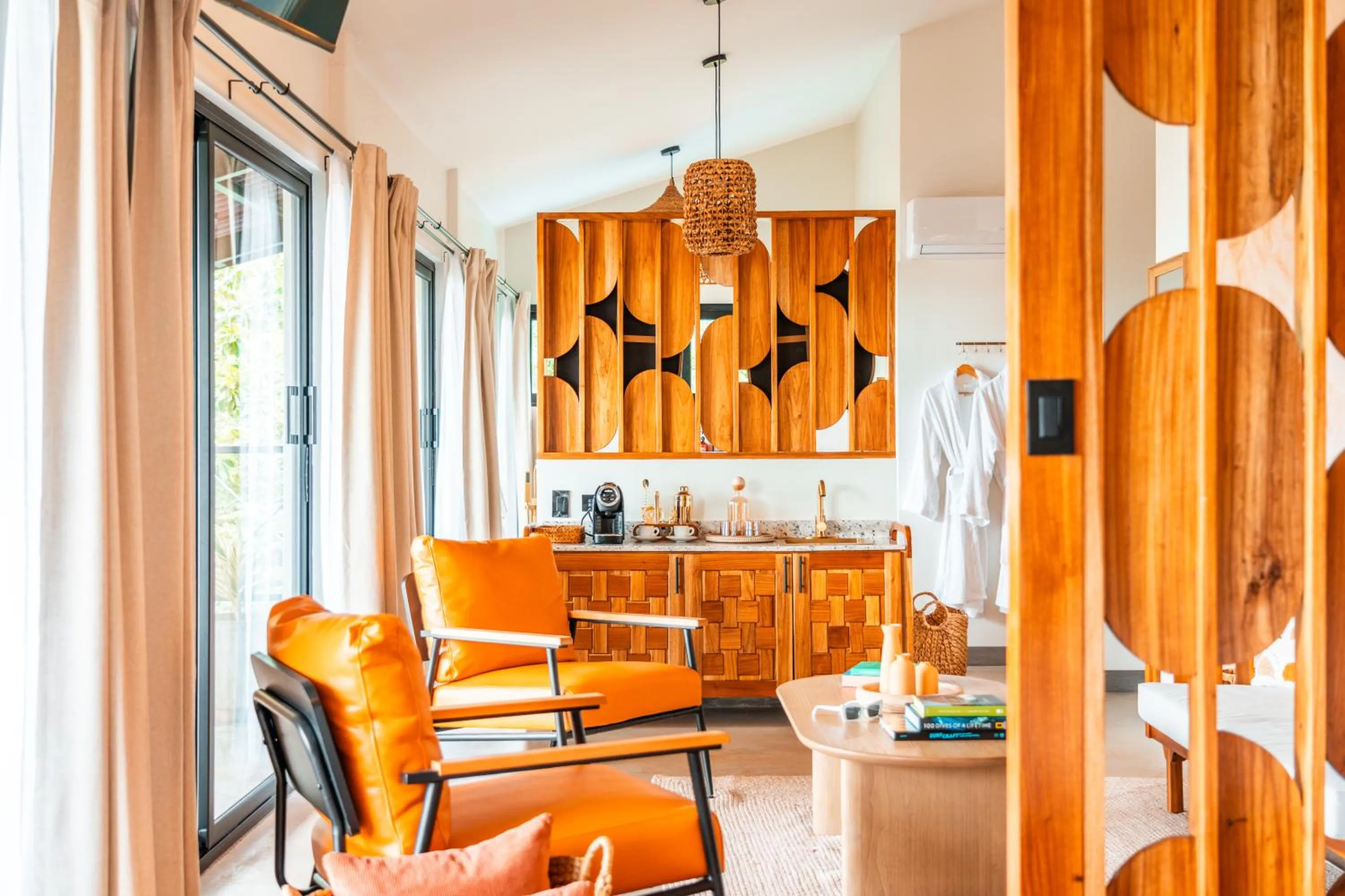 Kitchen or kitchenette in Bambuda Santa Catalina