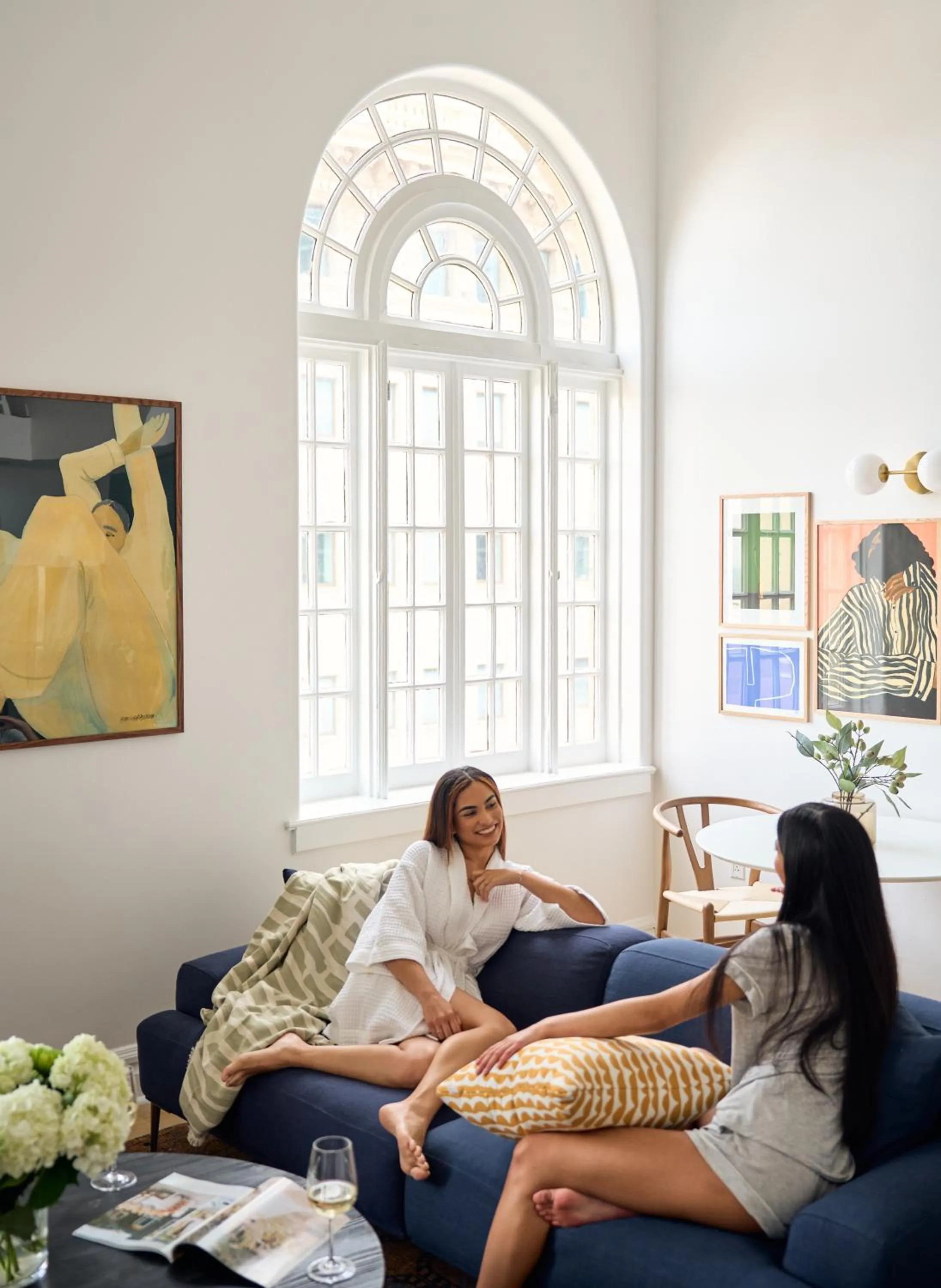 People in Rusk House Serviced Apartments