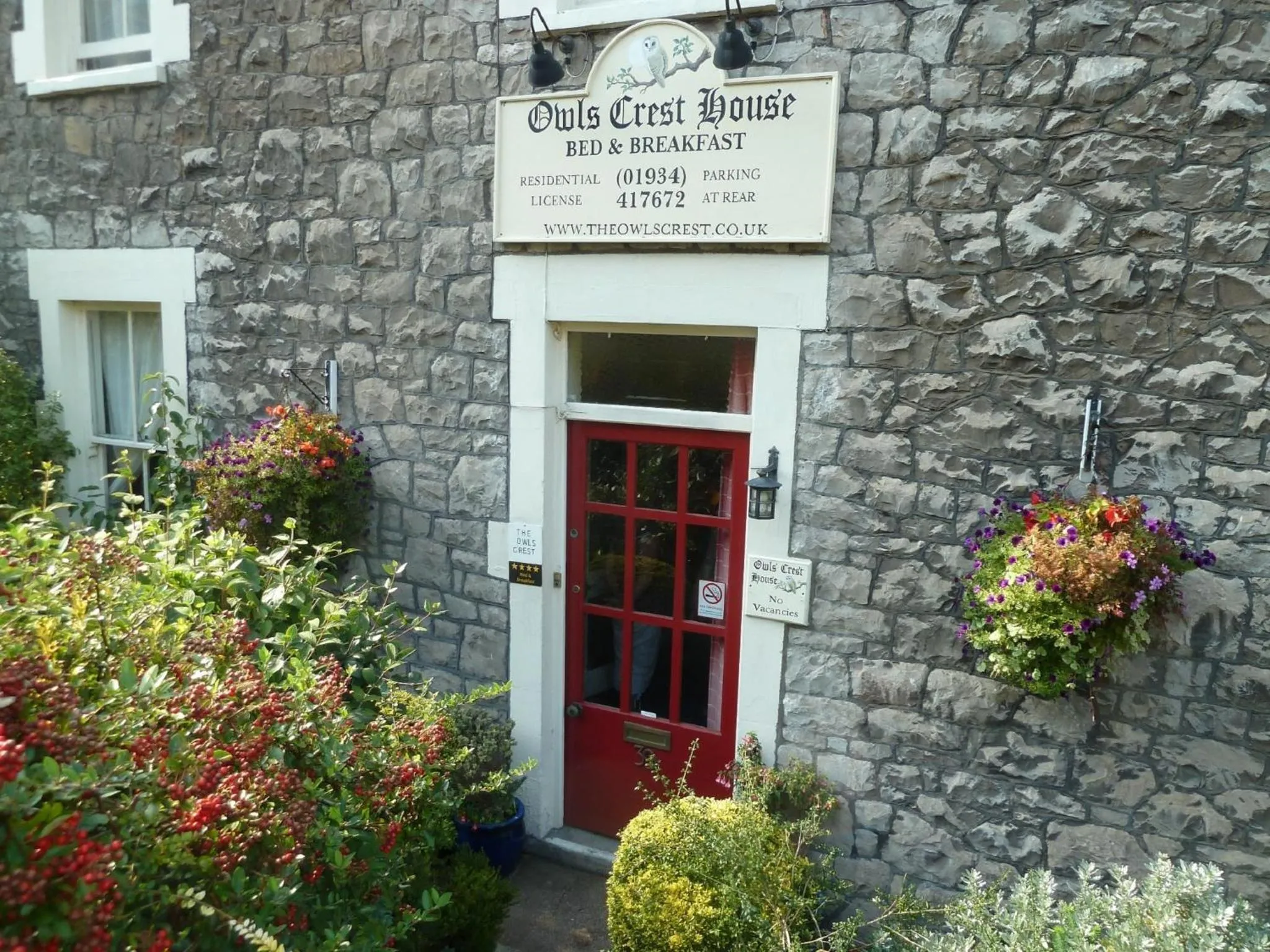Facade/entrance in The Owls Crest House B&B