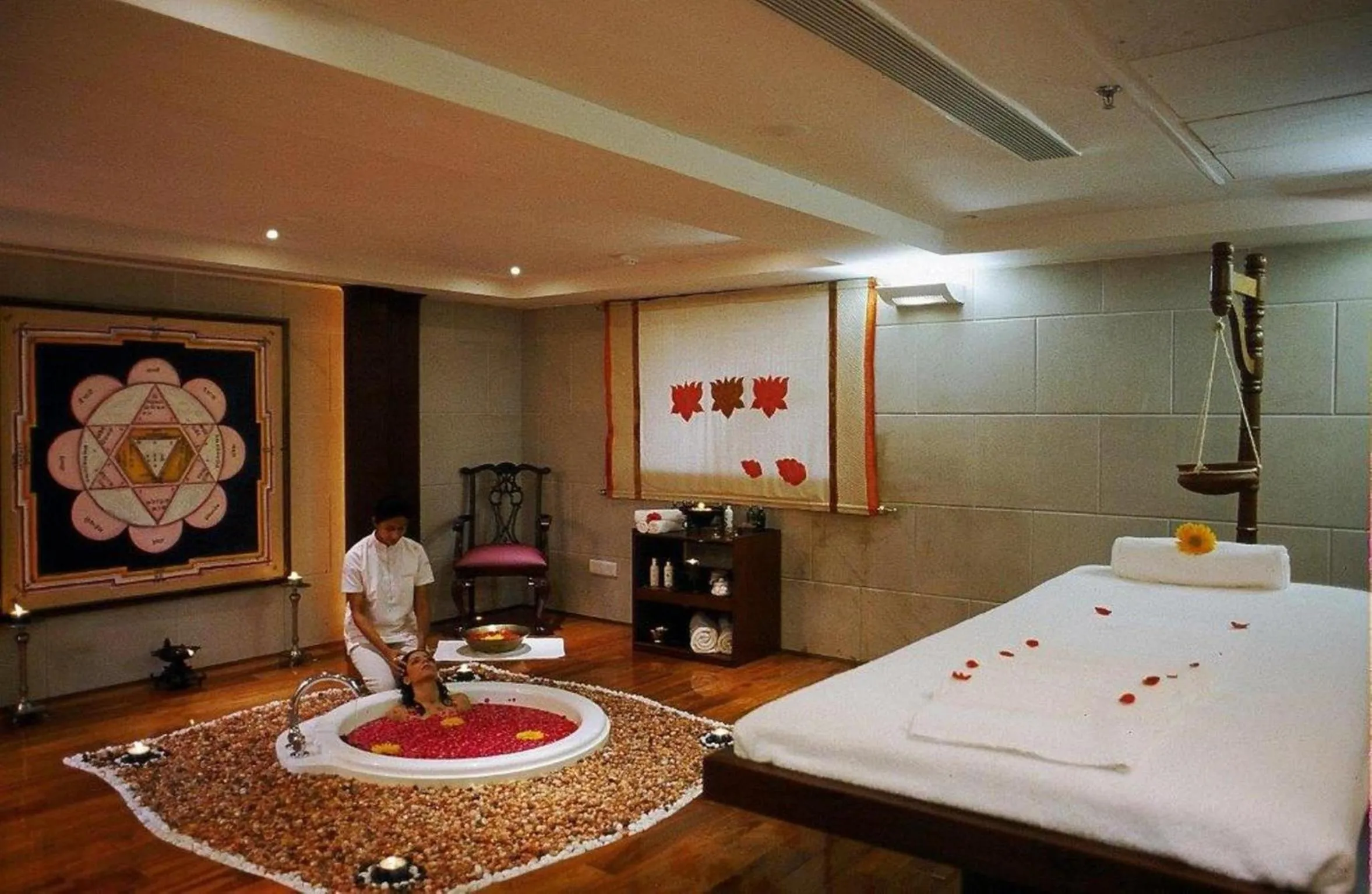 Spa and wellness centre/facilities, Bed in The Ashok, New Delhi