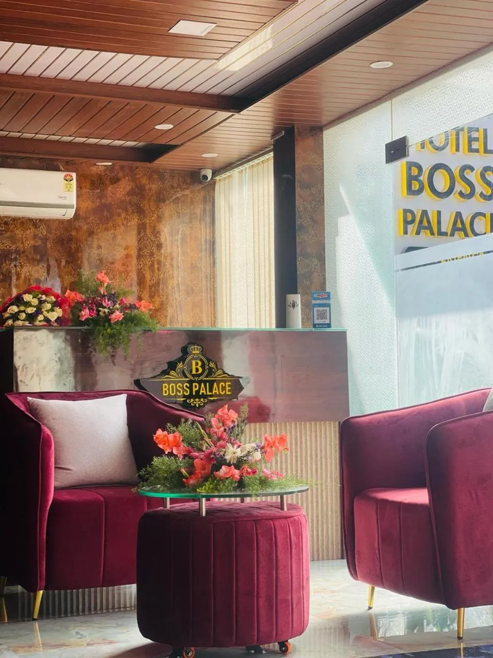 Lobby or reception in Hotel Boss Palace