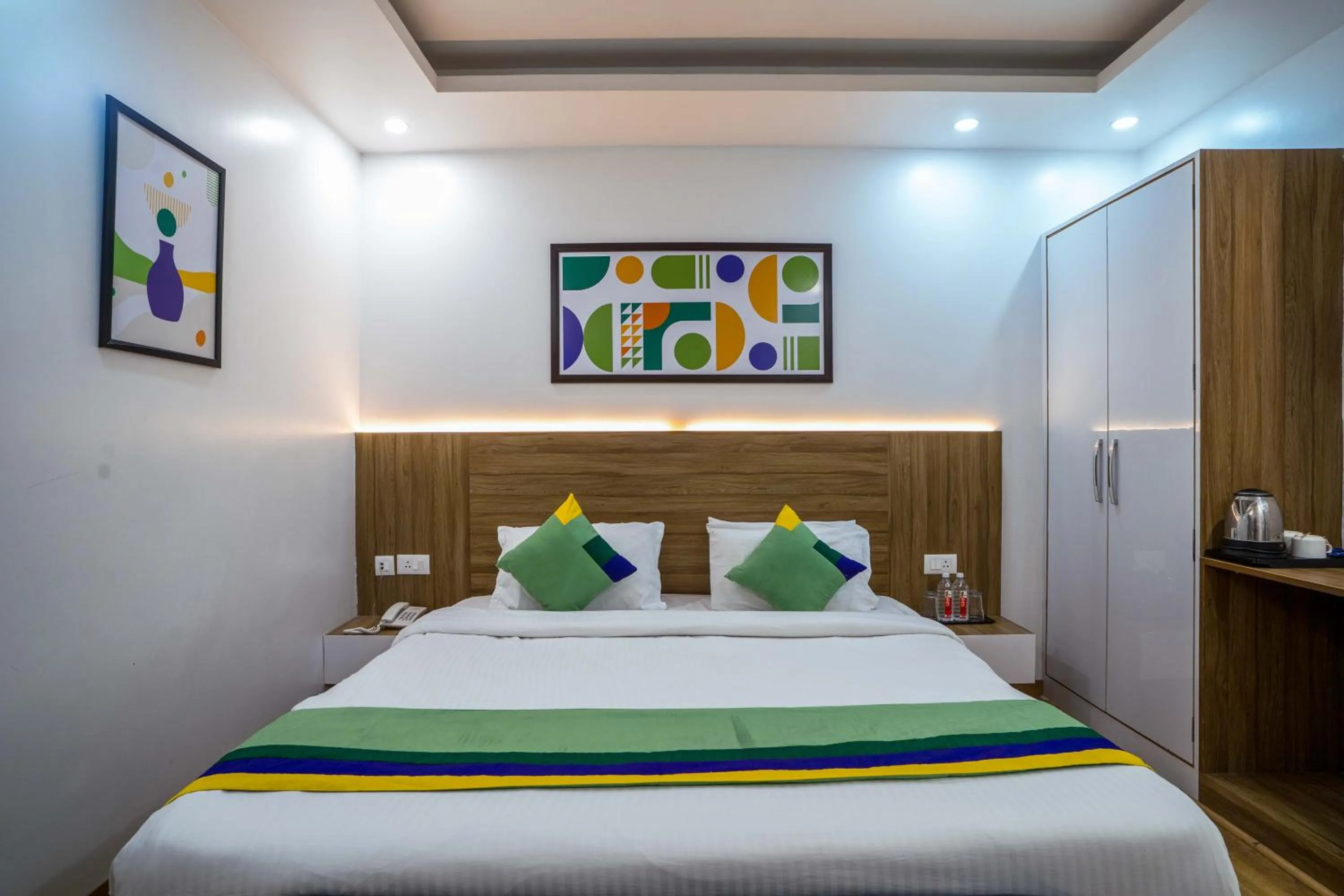 Bedroom in Treebo White Sand