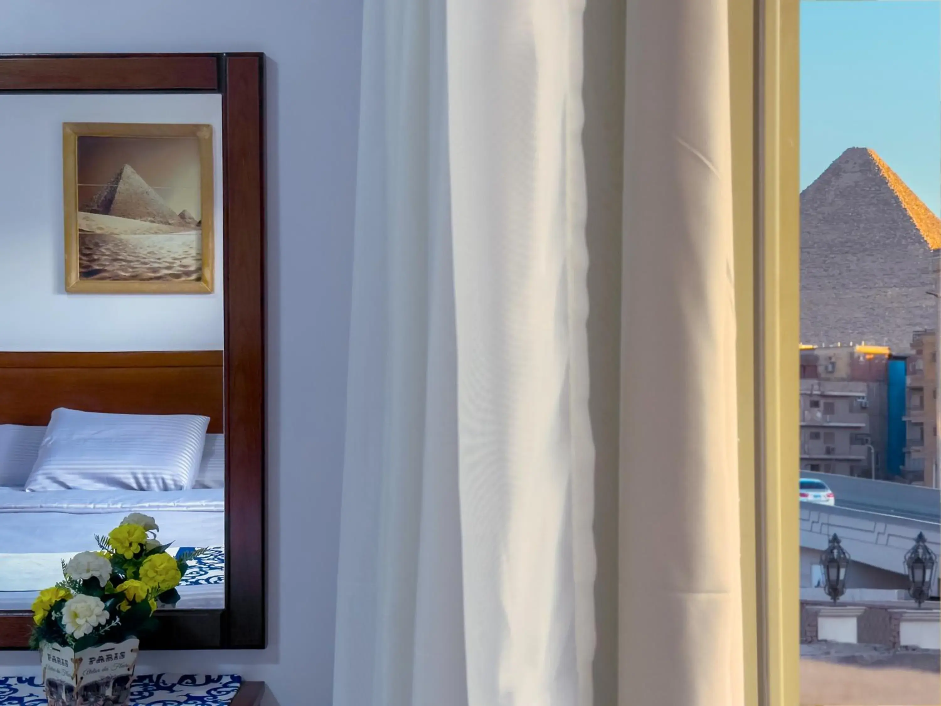 Bed in Royal Crown Hotel Giza Pyramids View Bed in Royal Crown Hotel Giza Pyramids View