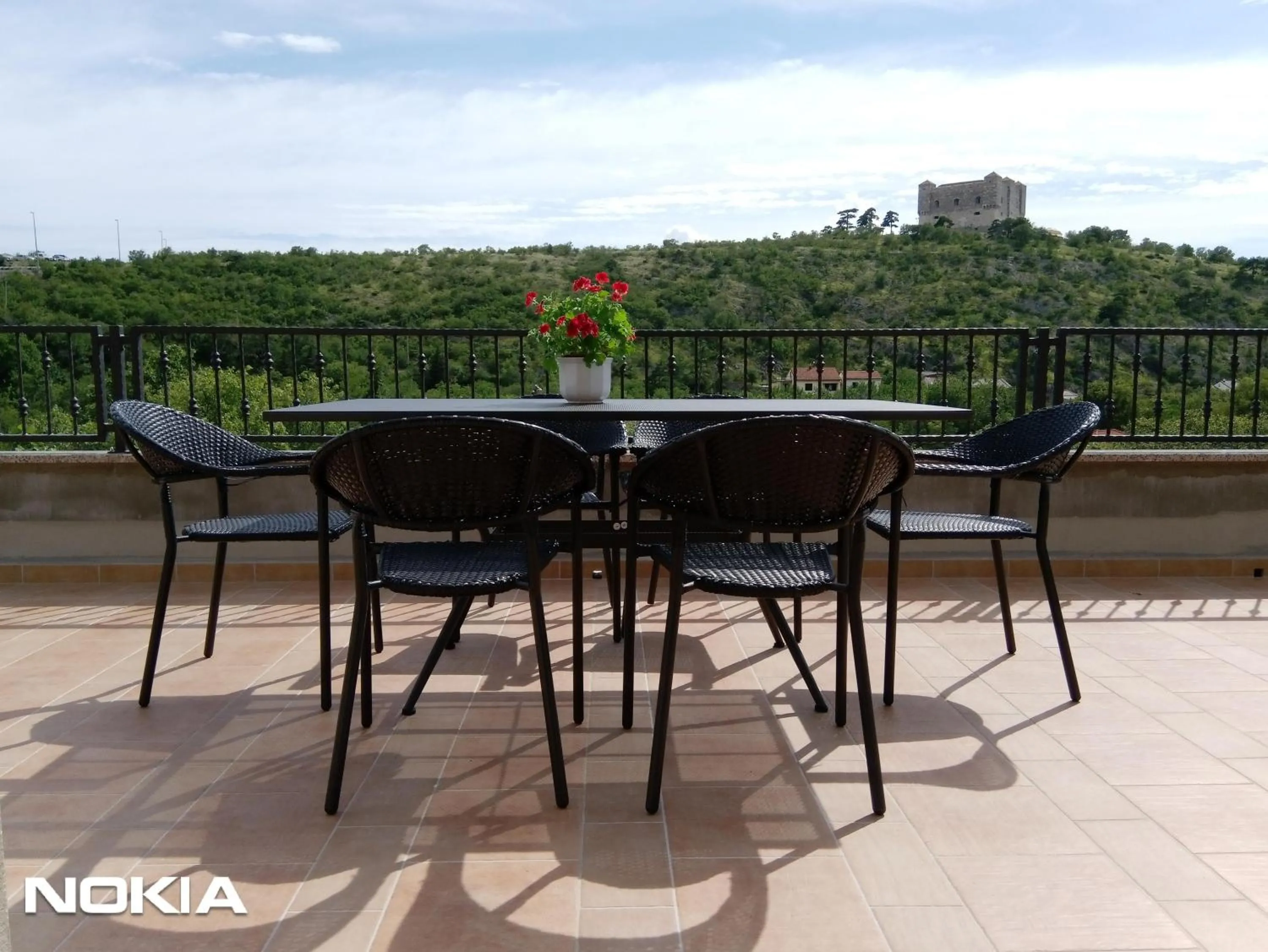 Balcony/Terrace in Guesthouse Ruža - apartments