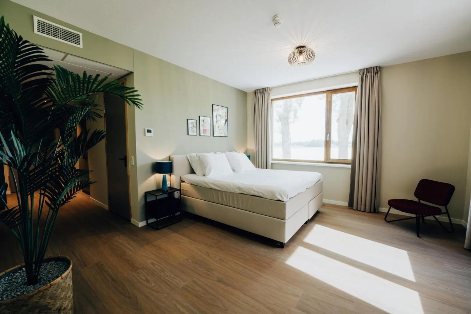 Bedroom, Bed in Boutique Hotel het Witte Veen