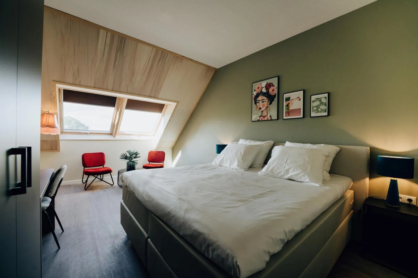 Bedroom, Bed in Boutique Hotel het Witte Veen