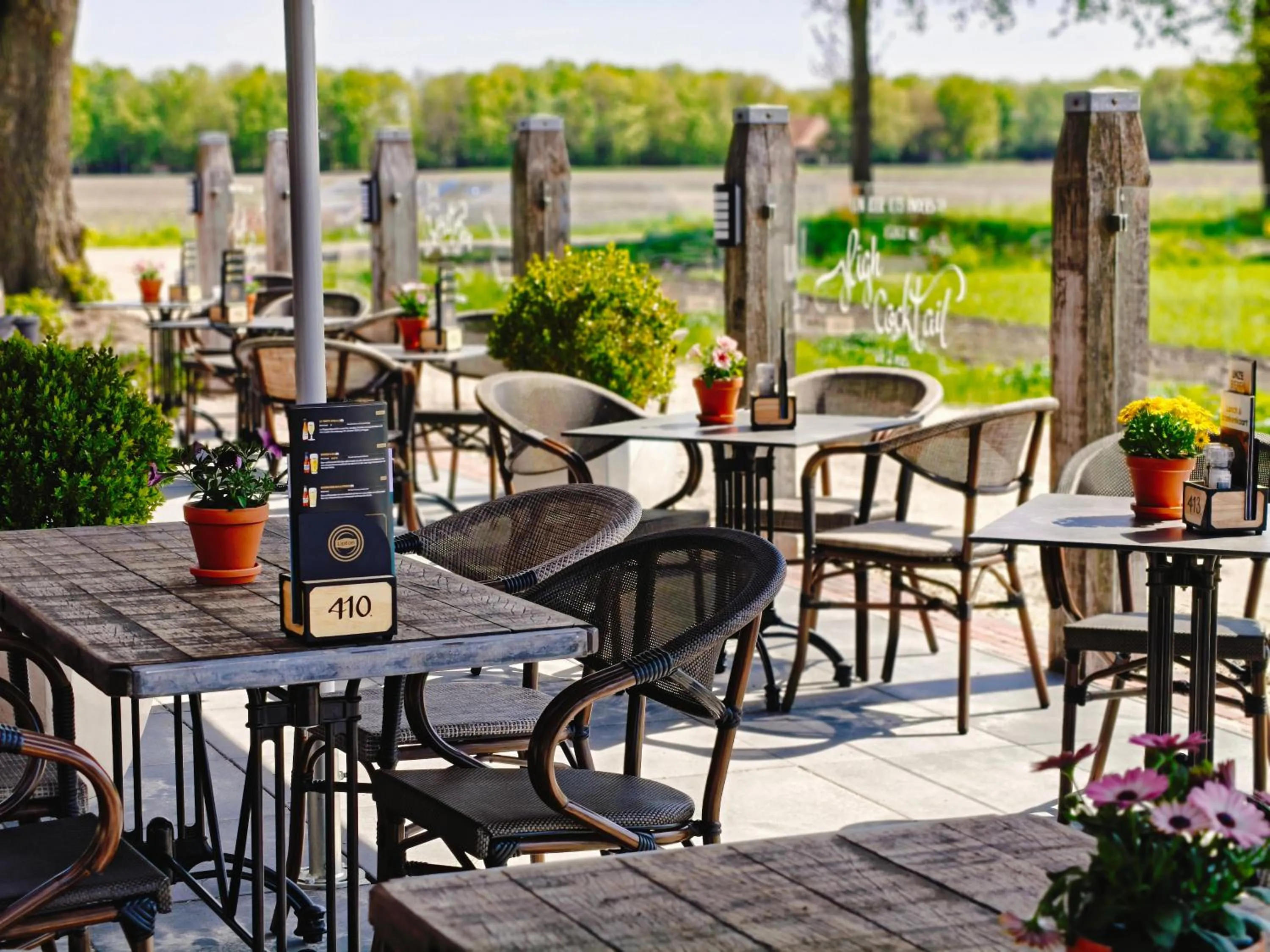 Balcony/Terrace in Boutique Hotel het Witte Veen