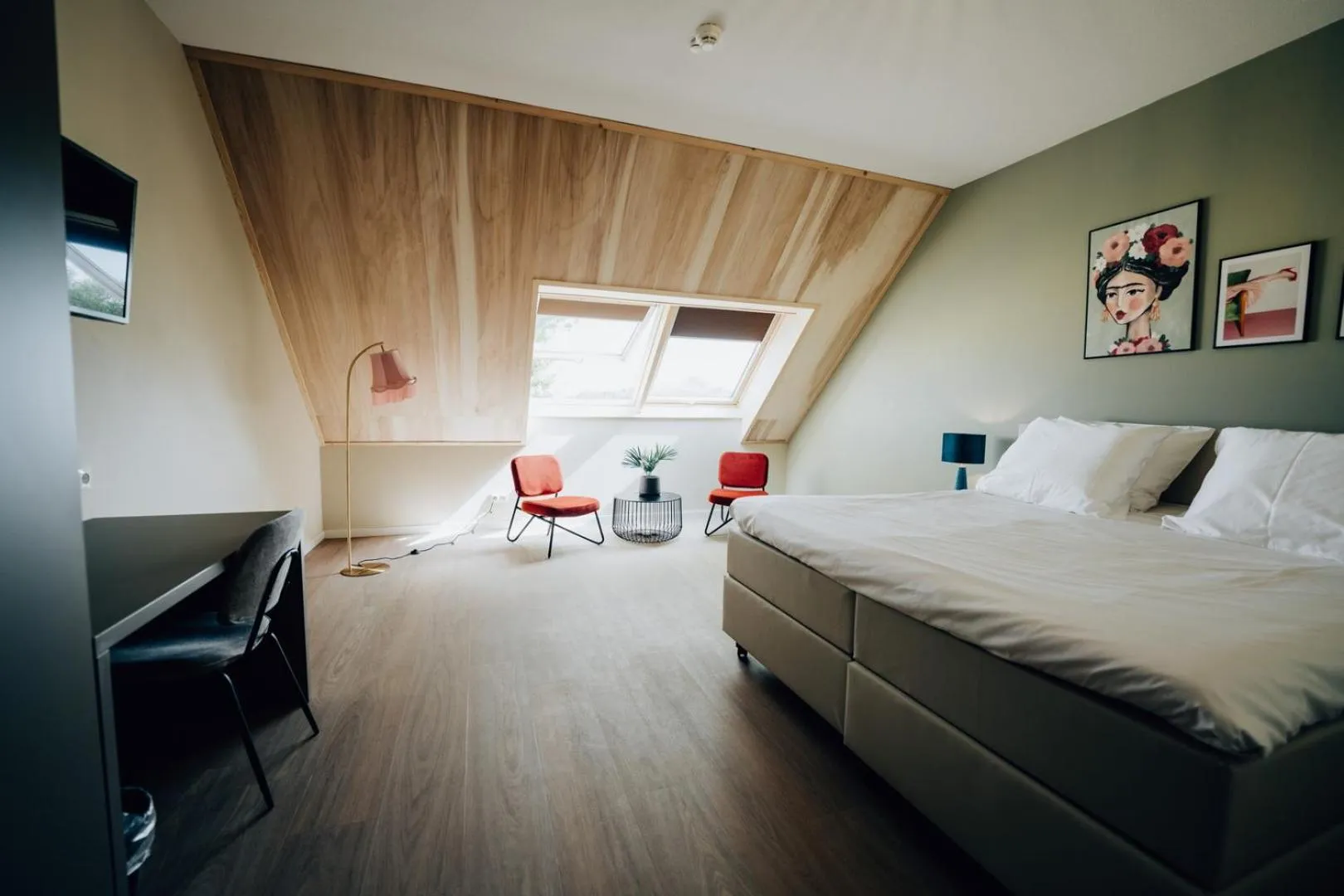 Bedroom, Bed in Boutique Hotel het Witte Veen