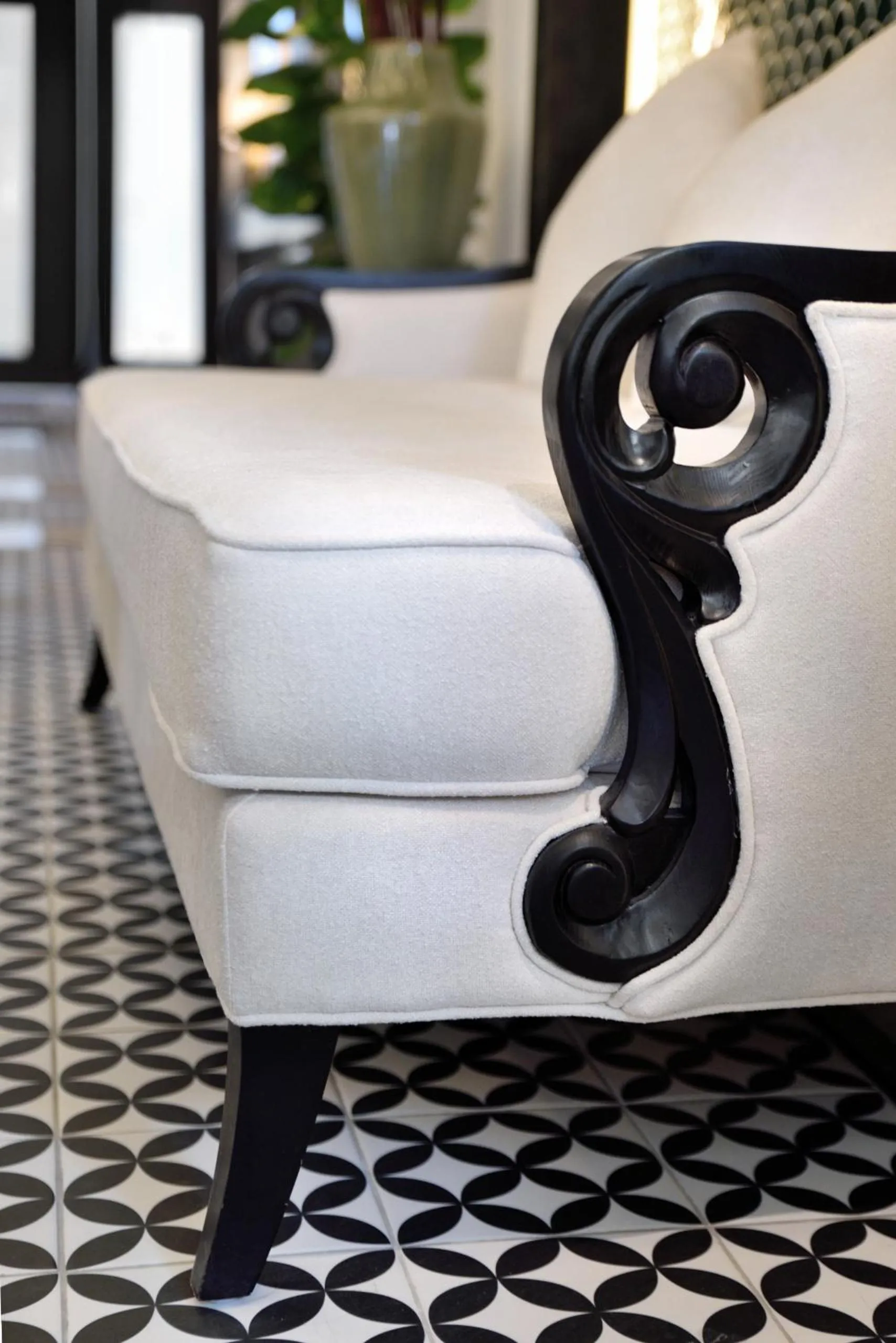 Seating area in The Leith