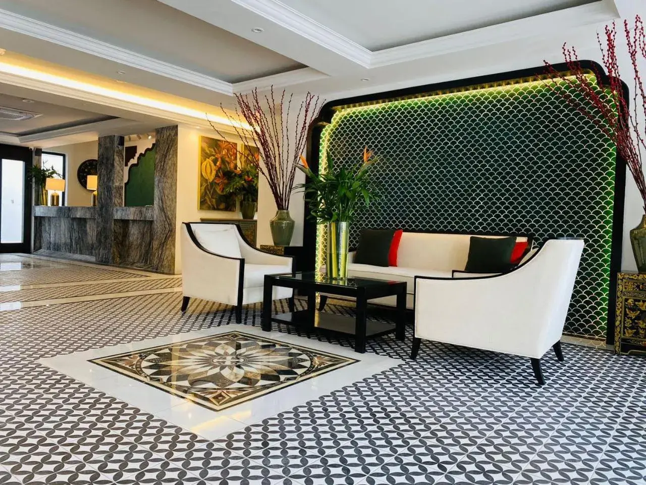 Lobby or reception in The Leith Lobby or reception in The Leith