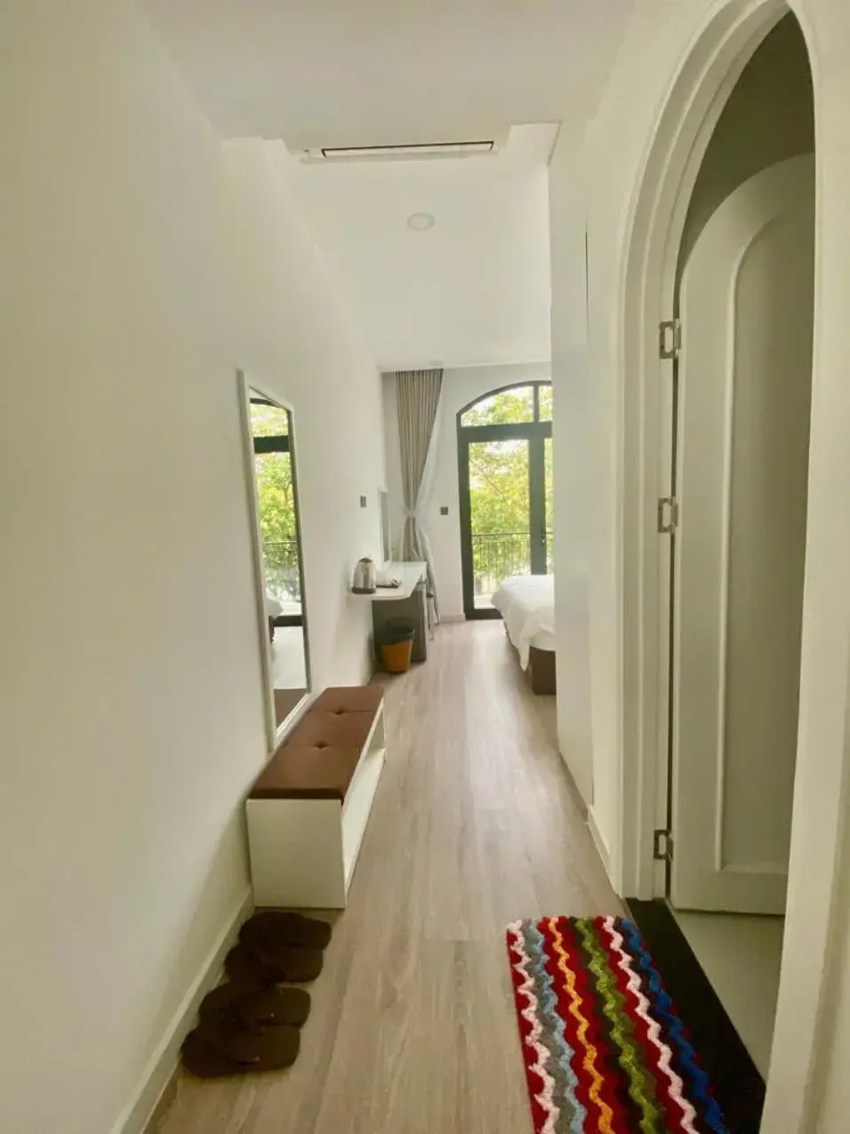 Queen Room with Balcony in UY LONG Homestay & Coffee Queen Room with Balcony in UY LONG Homestay & Coffee