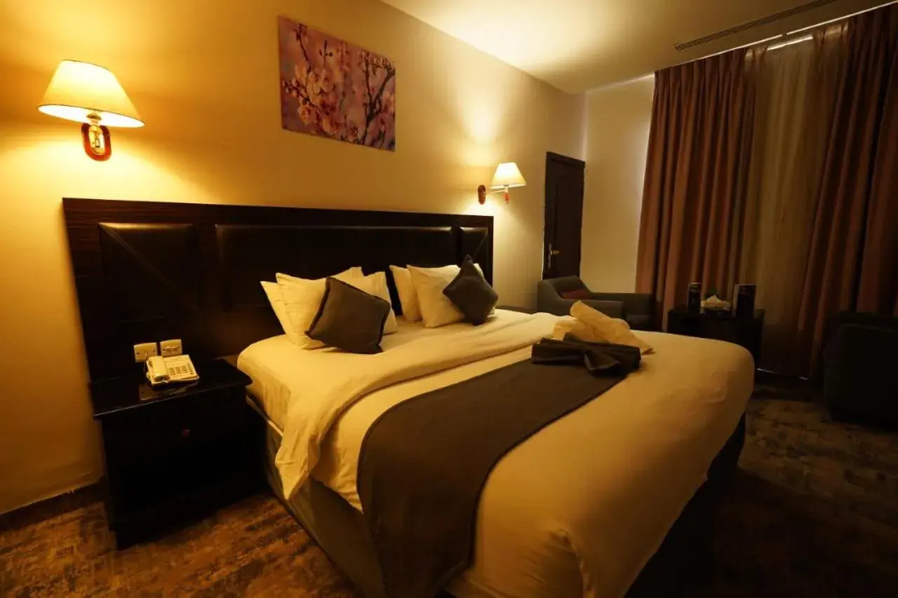 Bed in Seraj Amman Hotel Bed in Seraj Amman Hotel