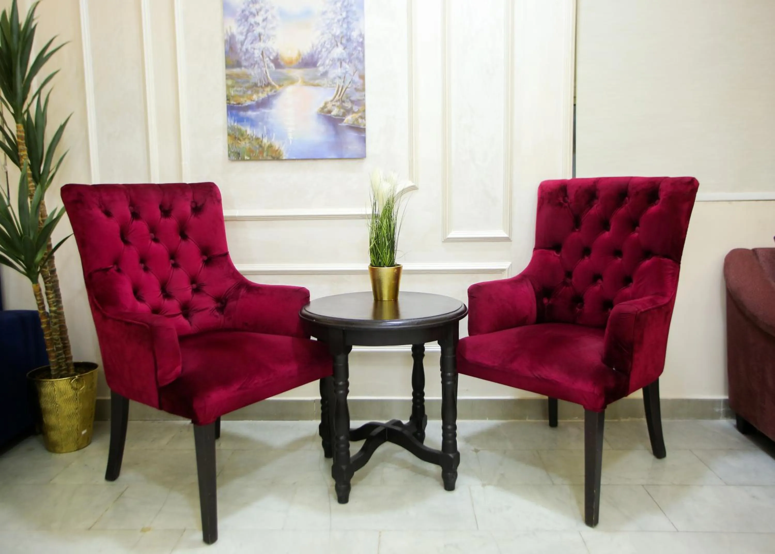 Seating area in Seraj Amman Hotel