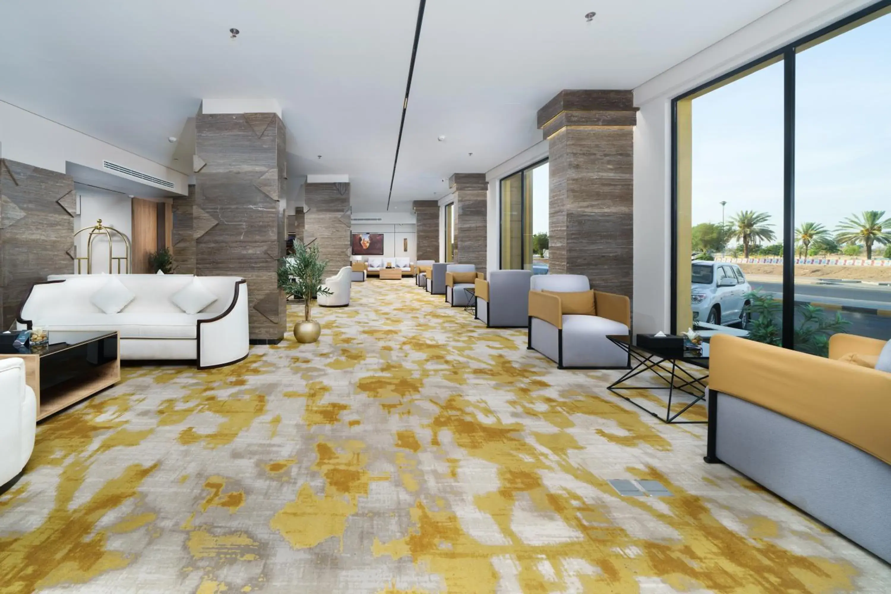 Lobby or reception, Bed in Larichy Hotel Tabuk Lobby or reception, Bed in Larichy Hotel Tabuk