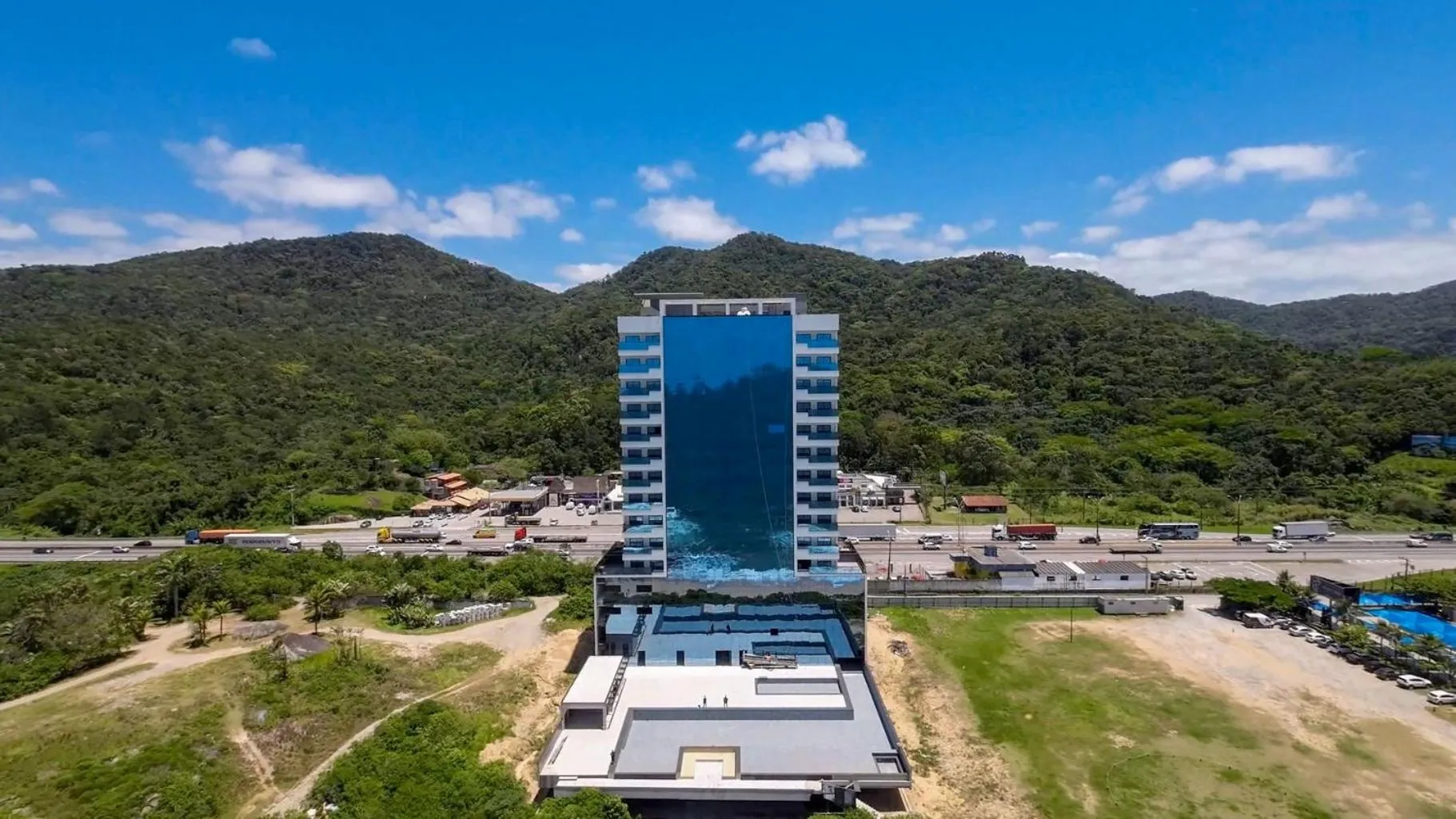 Property building in Blue Sea Hotel