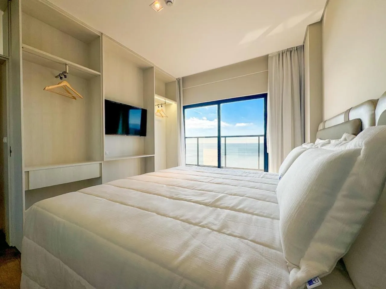 Bed in Blue Sea Hotel