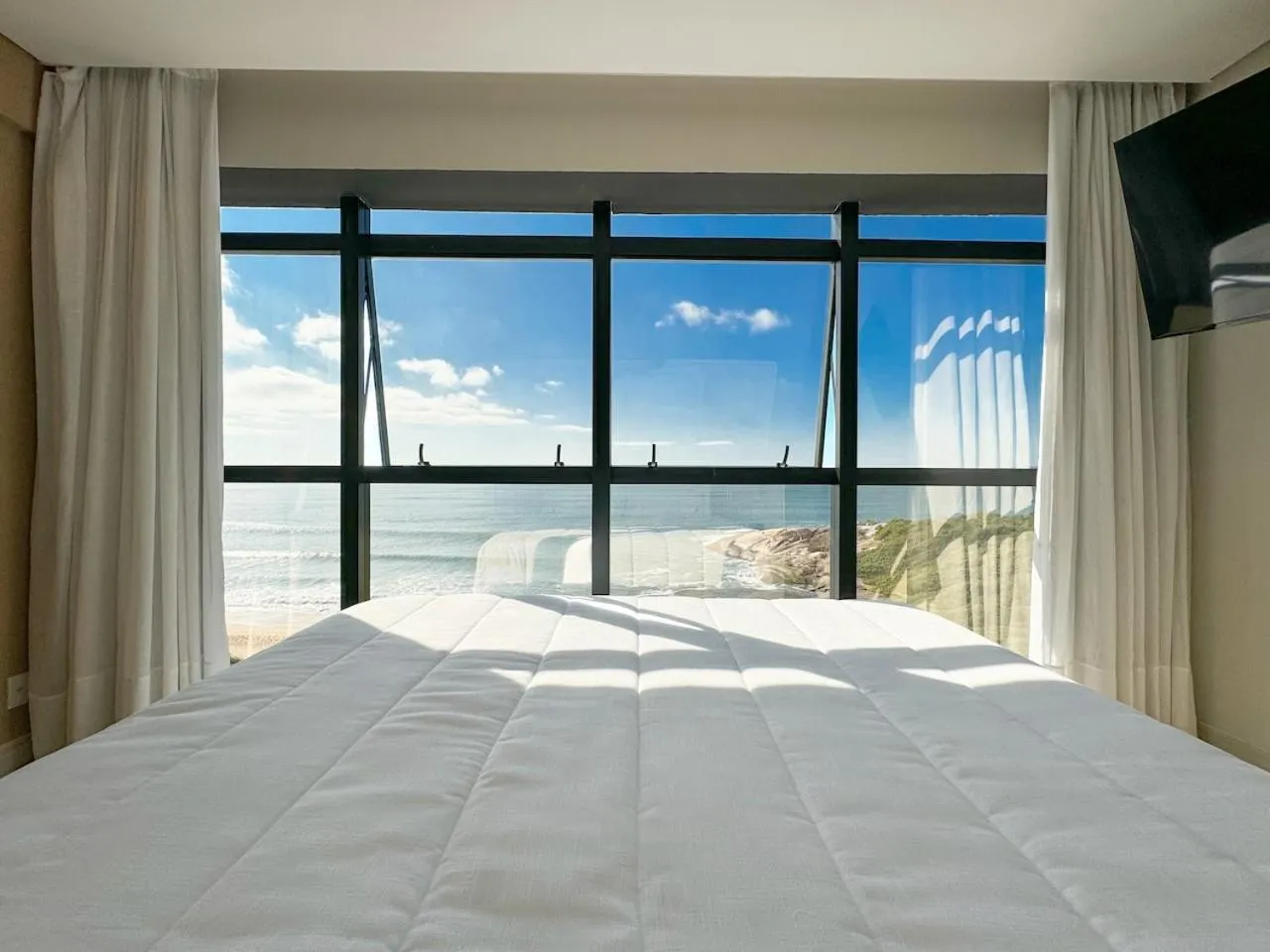 Bed in Blue Sea Hotel