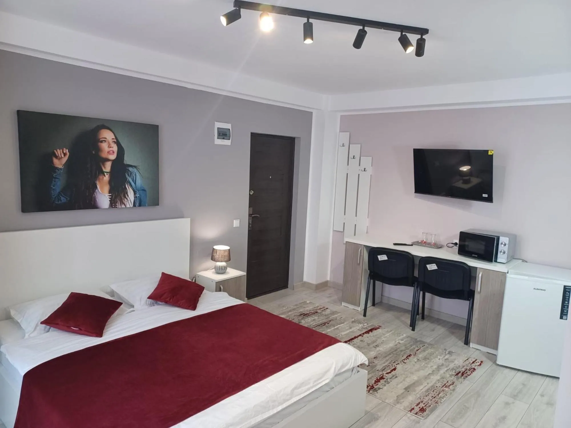 Bed in Aparthotel Oltului
