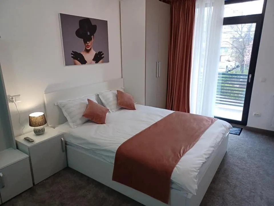 Bed in Aparthotel Oltului