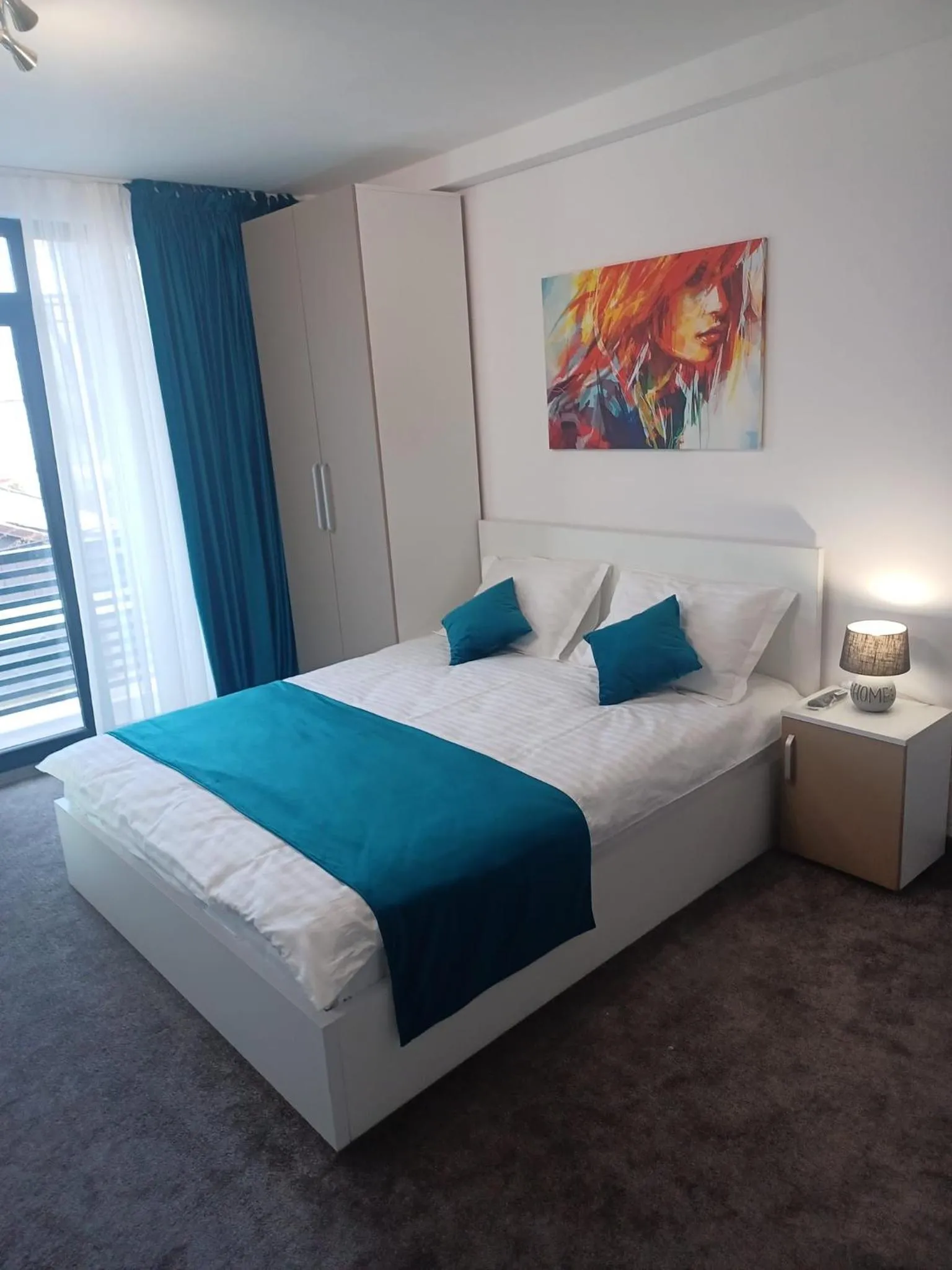 Bed in Aparthotel Oltului