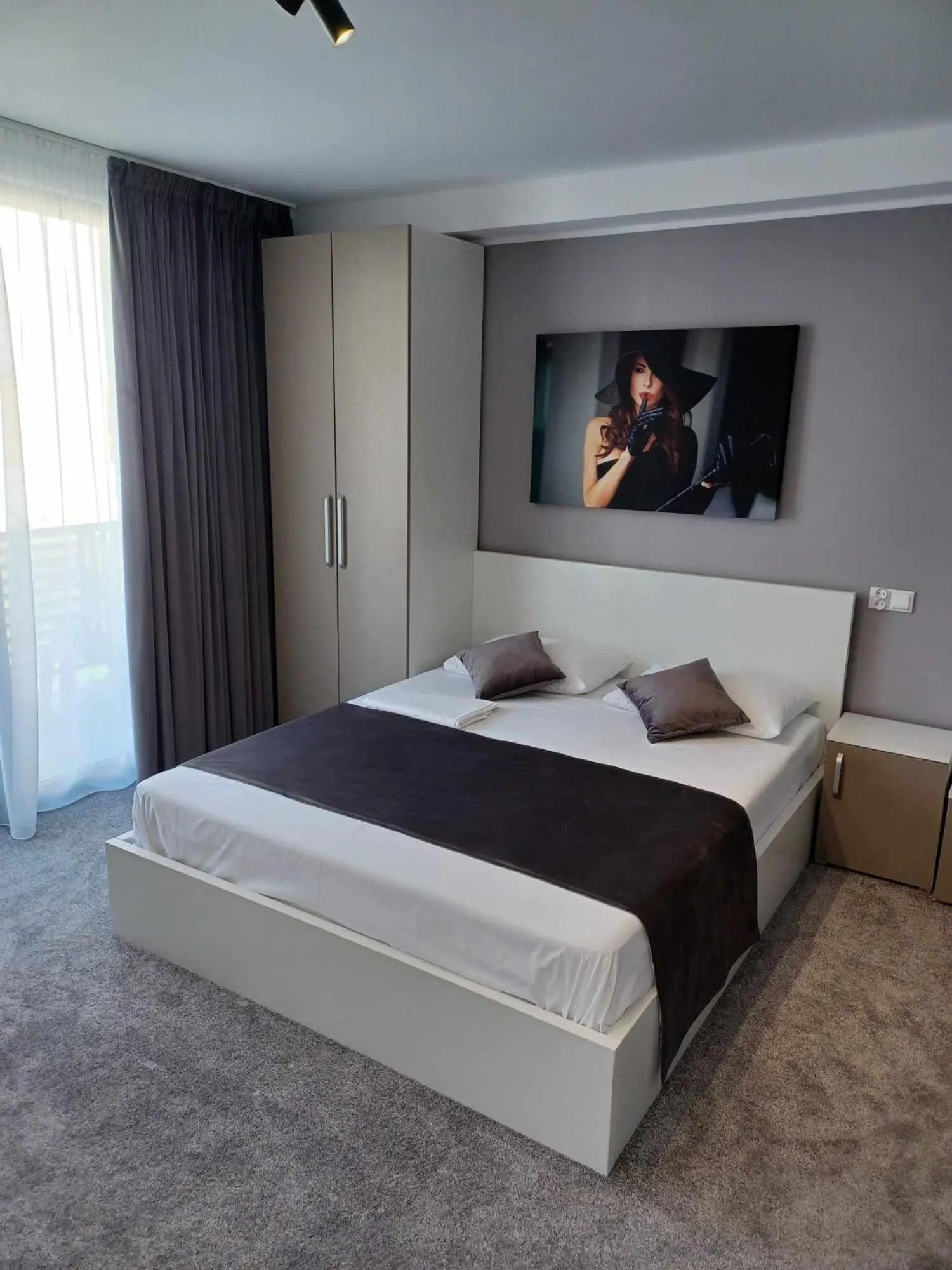 Bed in Aparthotel Oltului