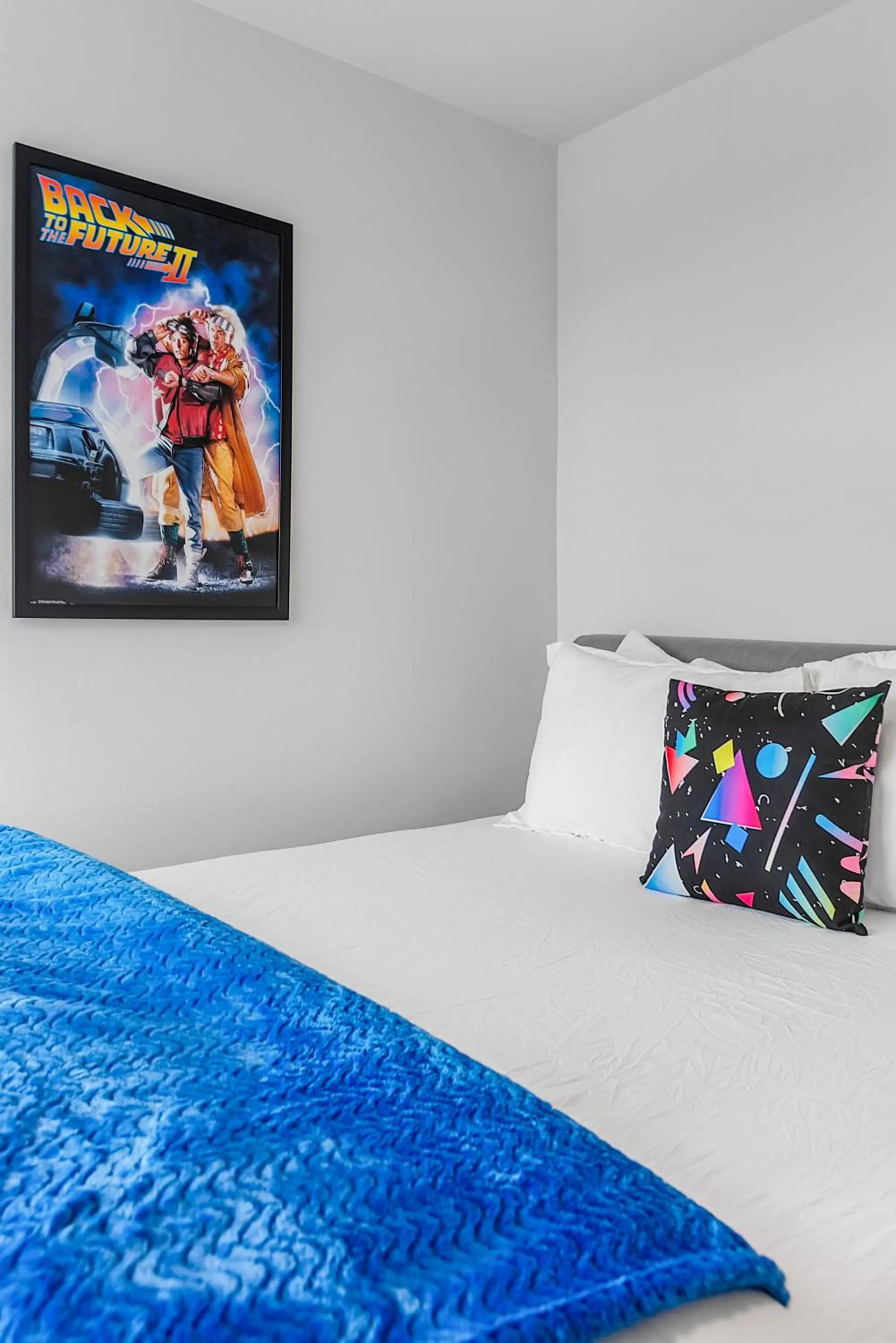 Bed in Back to The Future Sweet Suites