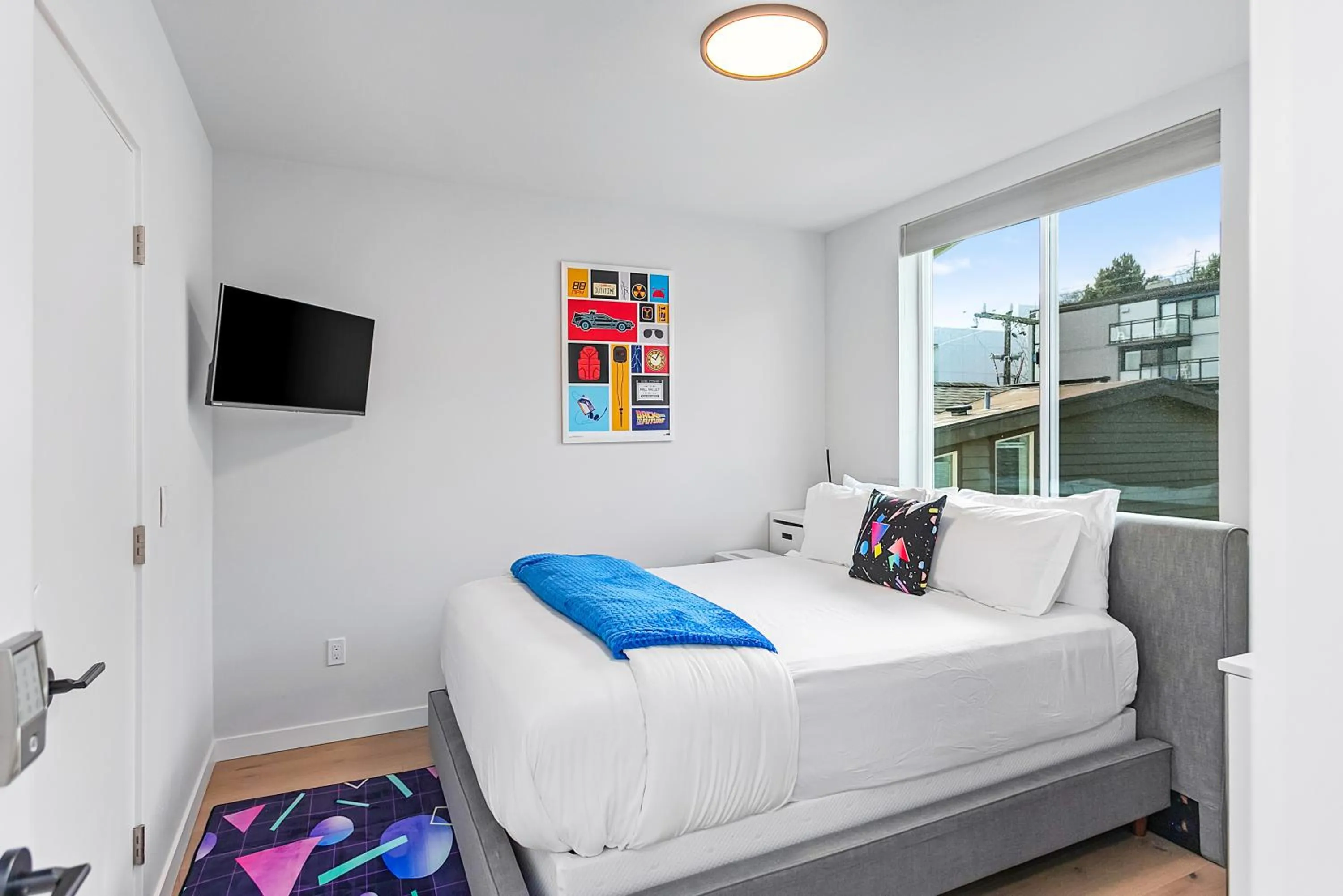 Bed in Back to The Future Sweet Suites