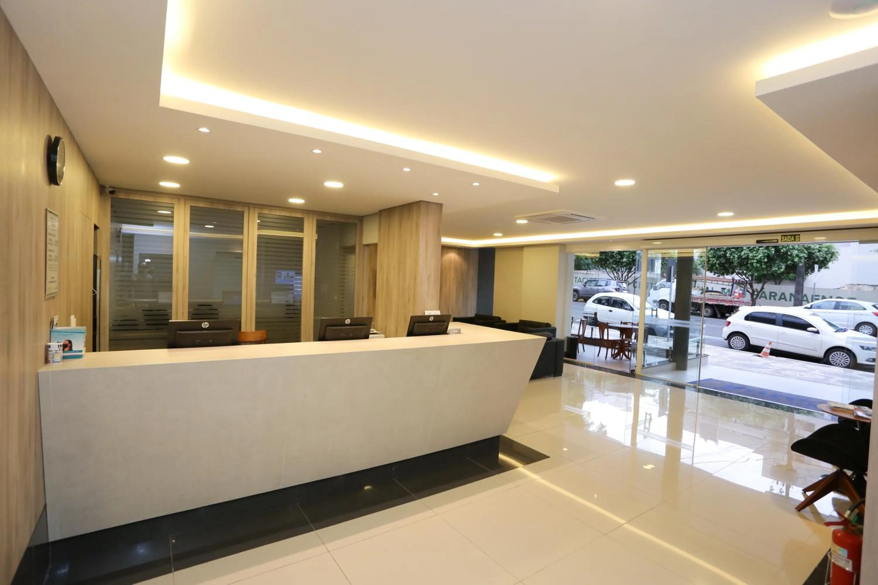 Lobby or reception in Hotel Caiuá Express Umuarama