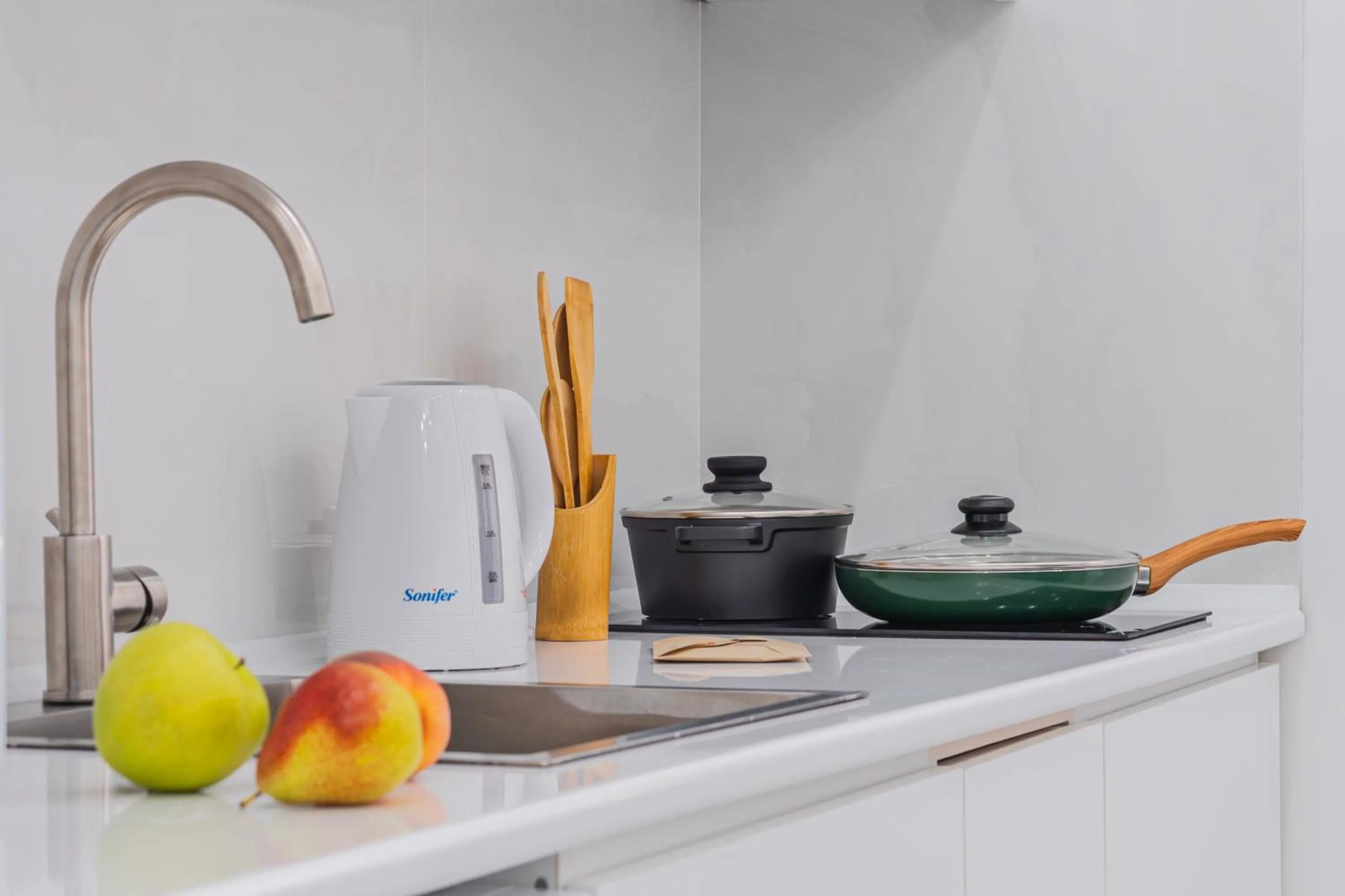 Kitchen or kitchenette in Apartment KeyGo #0061 is the key to the center of Yerevan