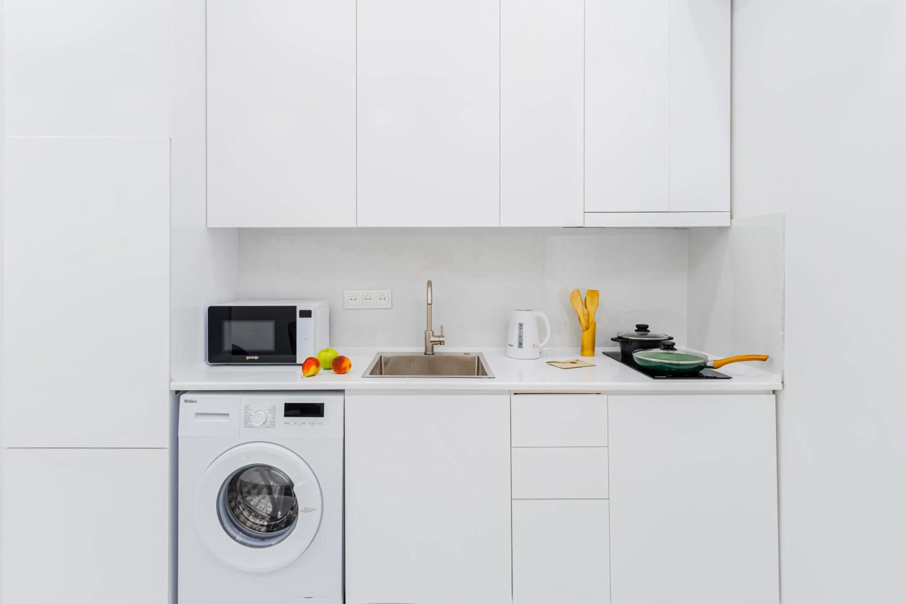 Kitchen or kitchenette in Apartment KeyGo #0061 is the key to the center of Yerevan