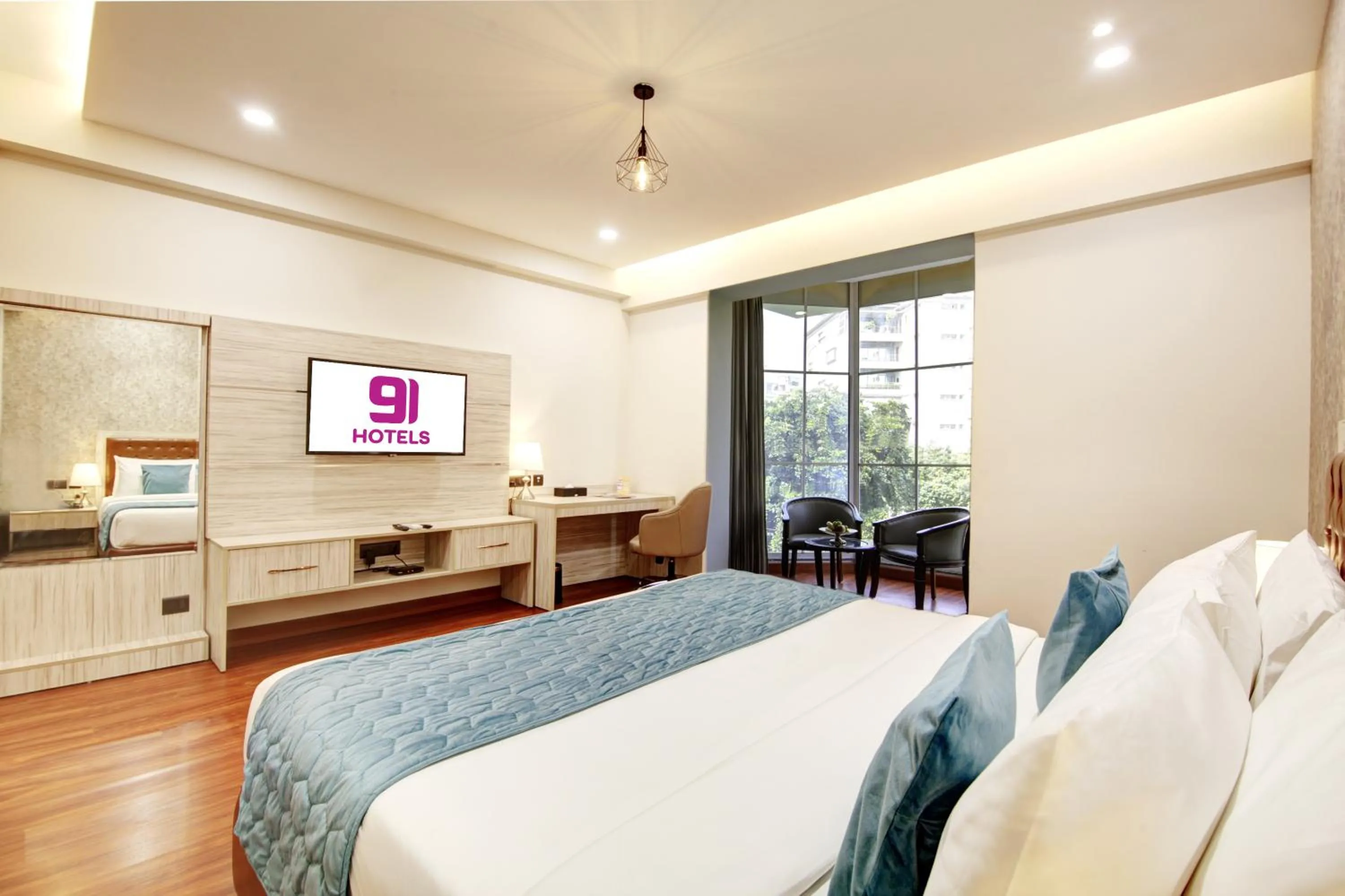 Bed in Hotel 91 Millennium Huda