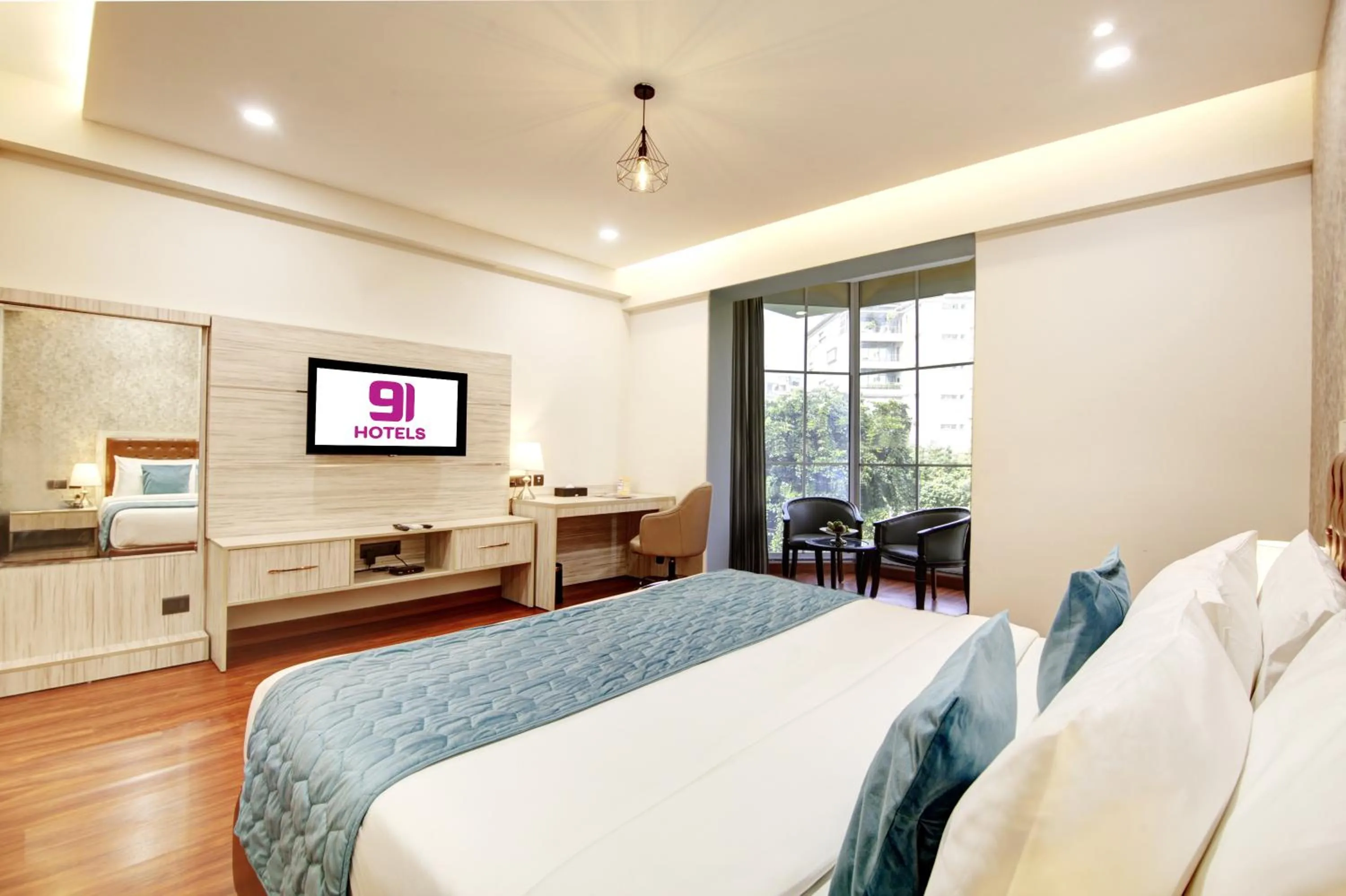 Bed in Hotel 91 Millennium Huda