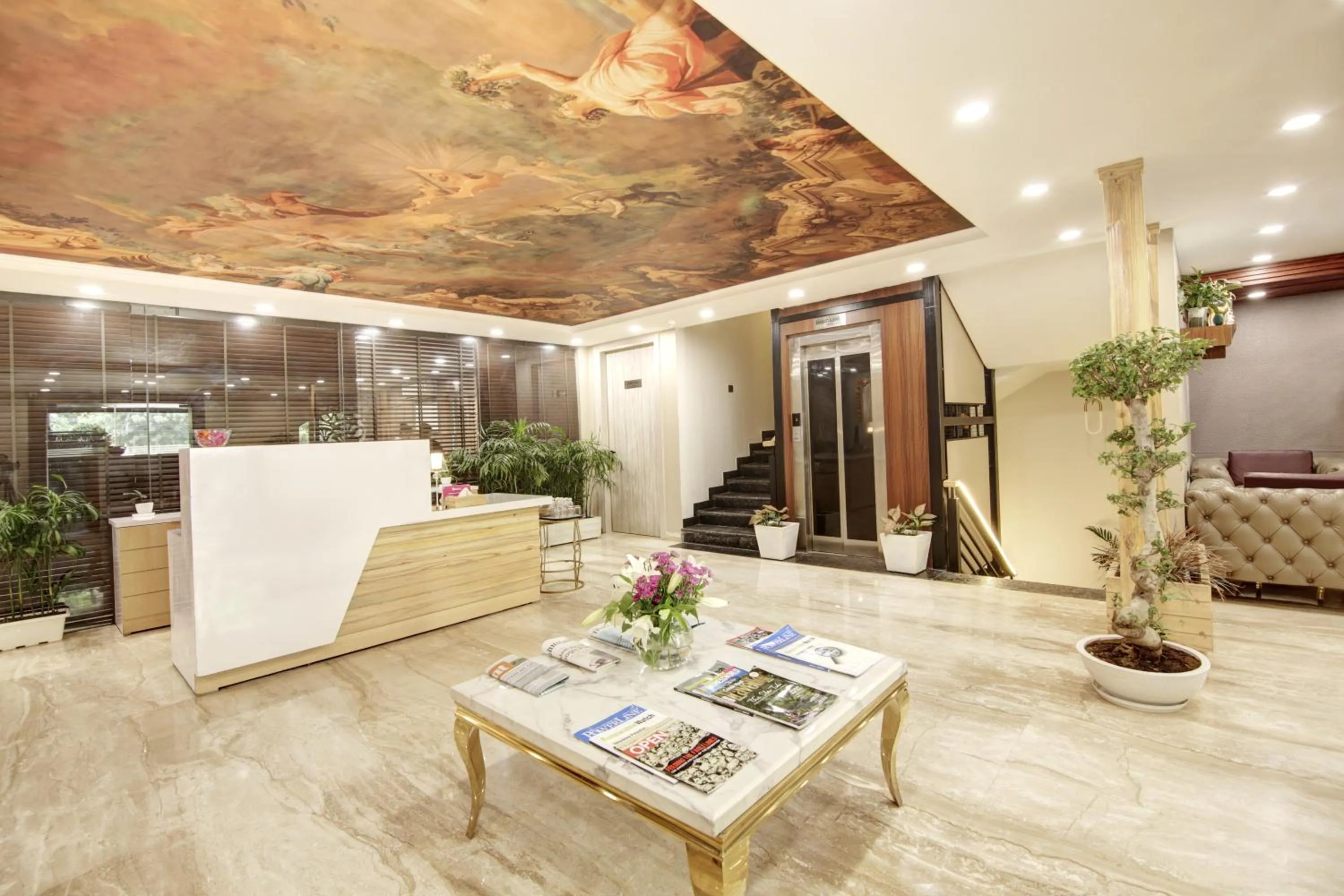 Property building in Hotel 91 Millennium Huda