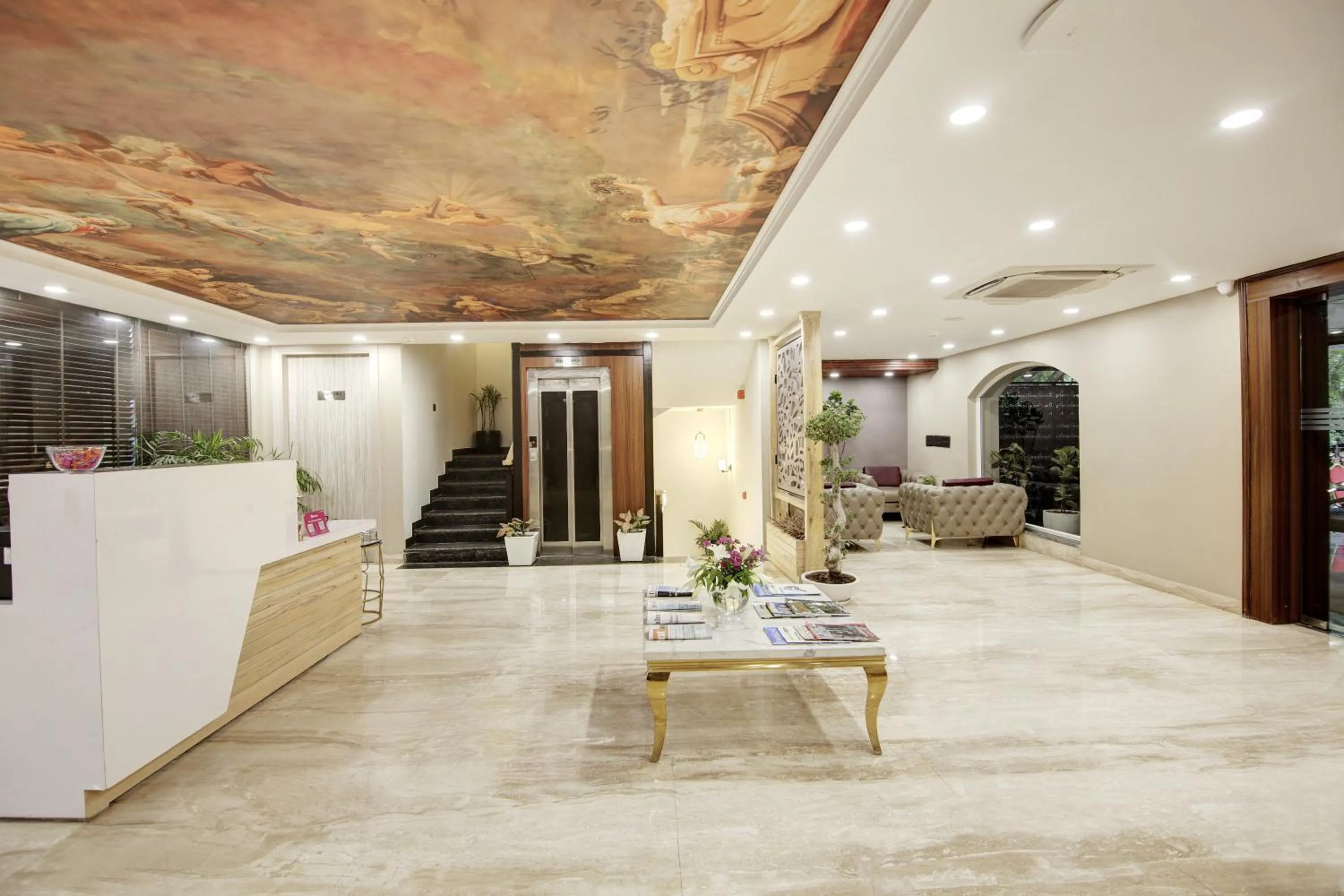 Property building in Hotel 91 Millennium Huda