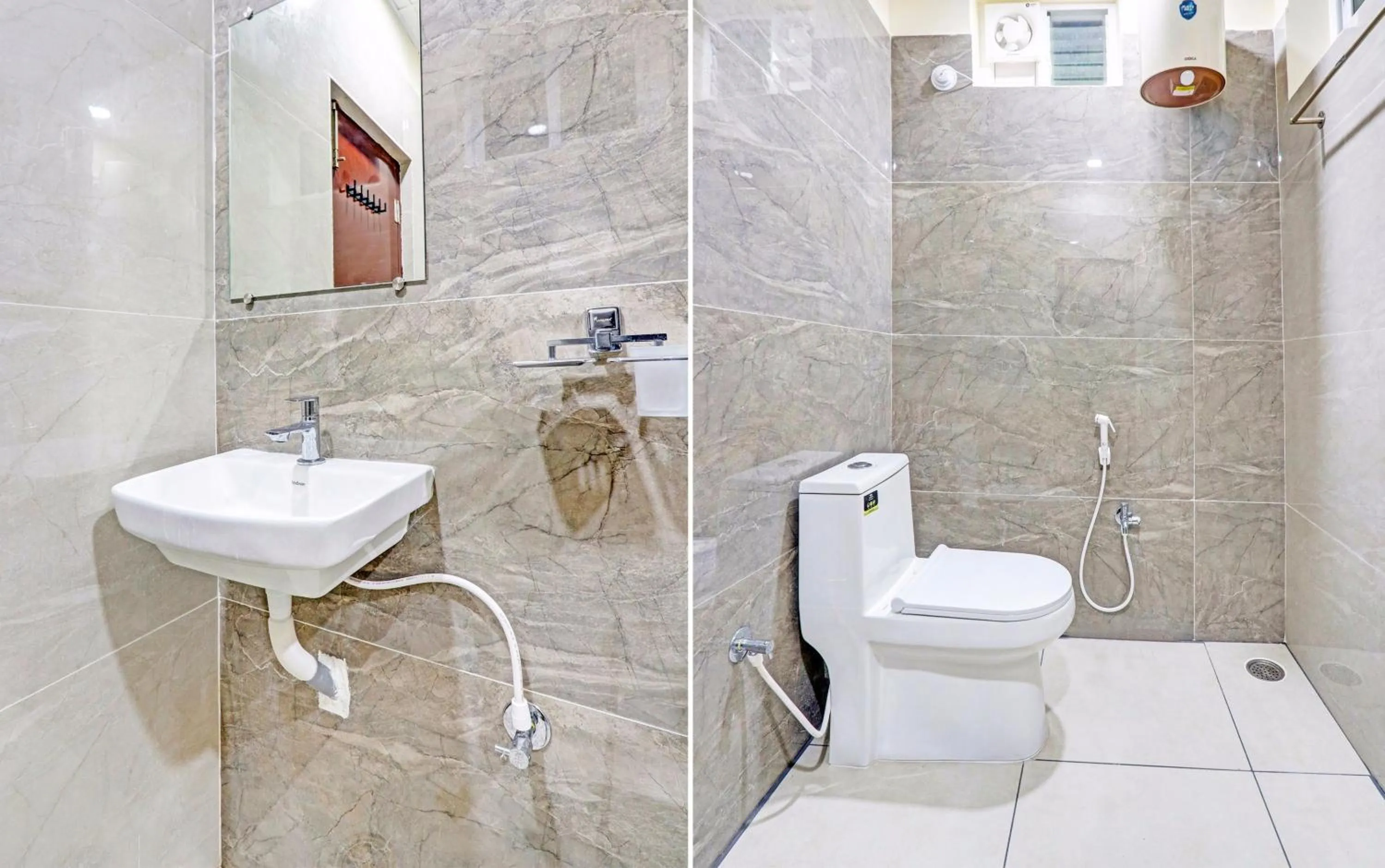 Bathroom in Clubhouse Hotel by CheckIn Morbi