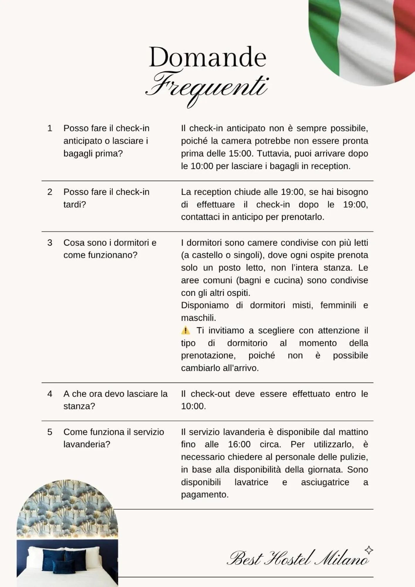 B&B Best Hostel Milano