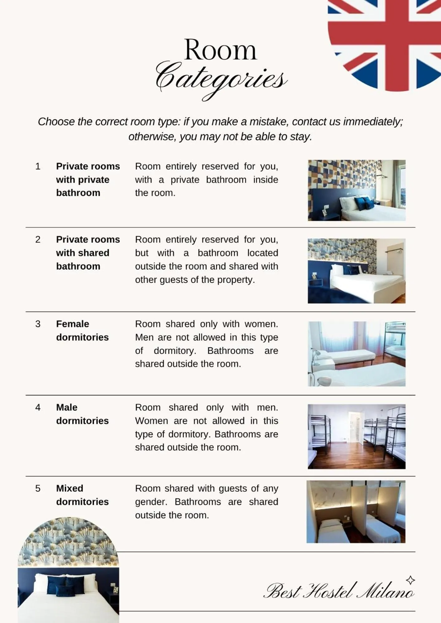 B&B Best Hostel Milano